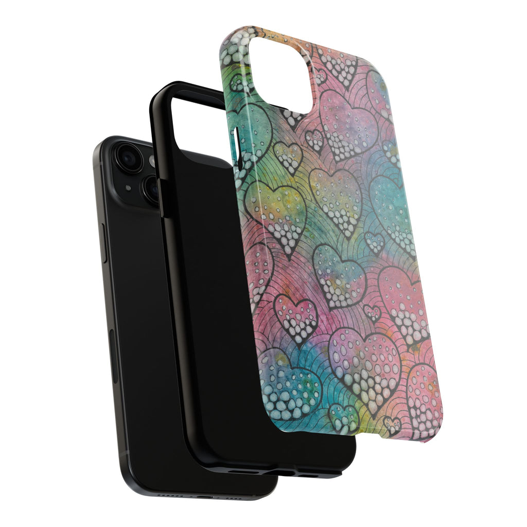 Tough Phone Case - All iPhones and Samsung Galaxys - Exciting Abstract Design #97 What's Love Got To Do With It