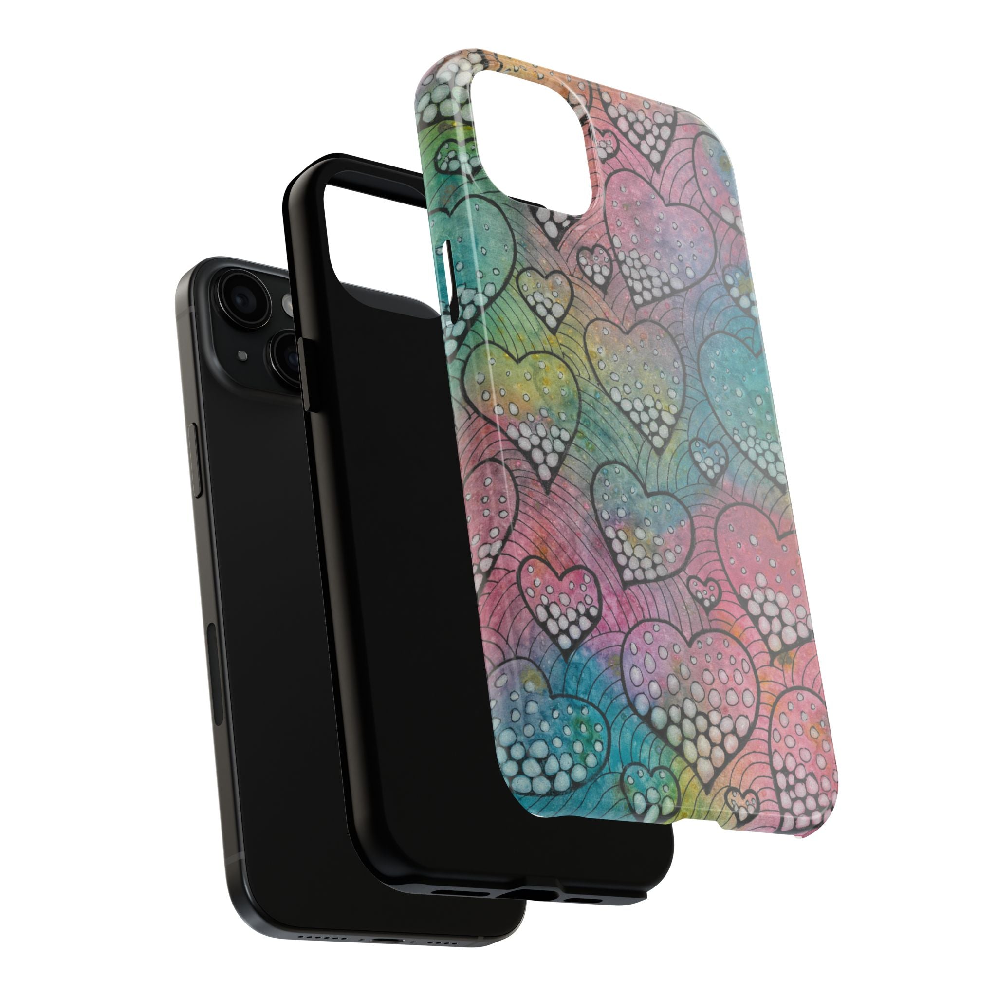 Tough Phone Case - All iPhones and Samsung Galaxys - Exciting Abstract Design #97 What's Love Got To Do With It