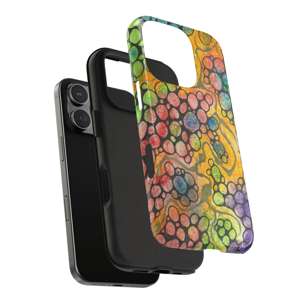 Tough Phone Case - All iPhones and Samsung Galaxys - Exciting Abstract Design #77 River Of Dreams