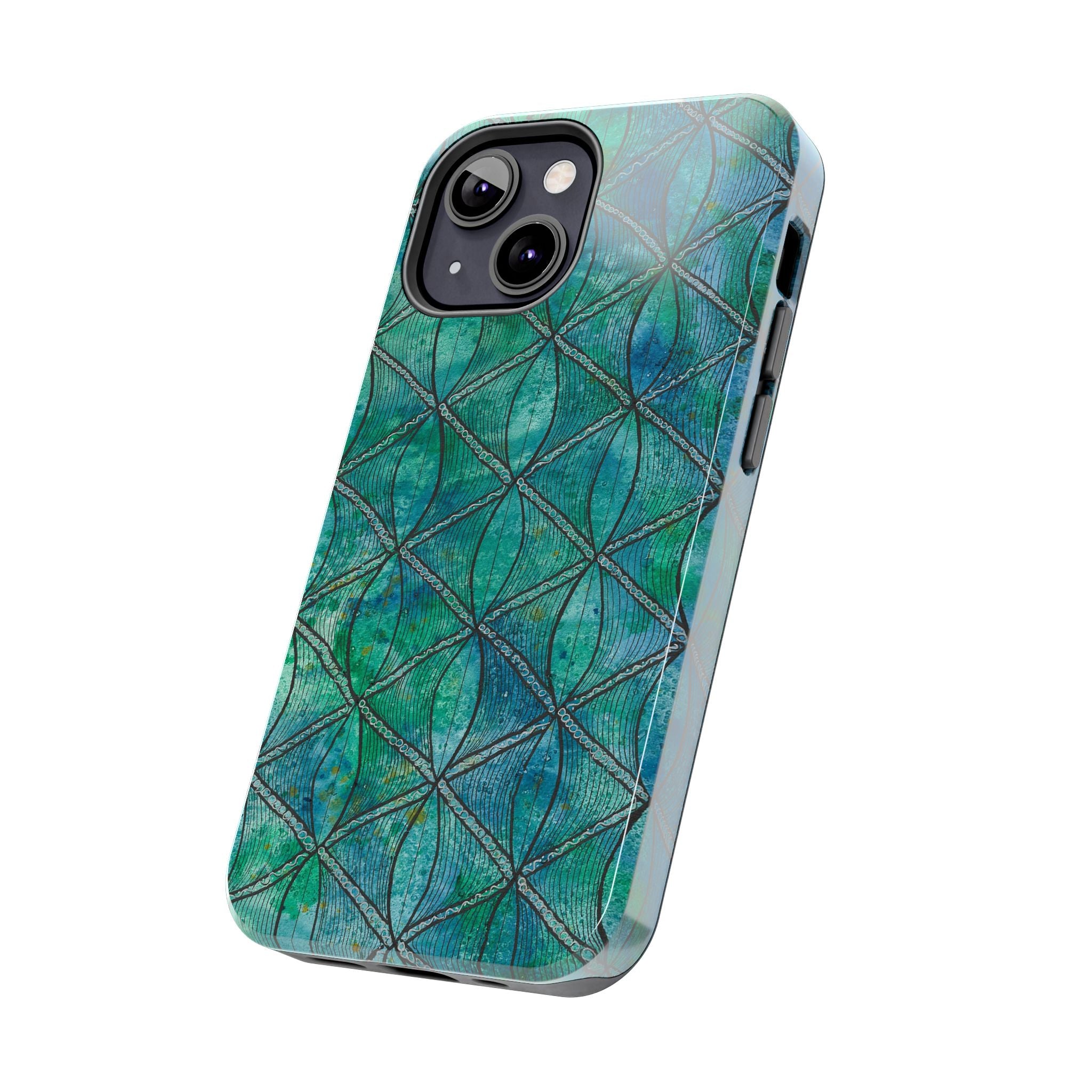 Tough Phone Case - All iPhones and Samsung Galaxys - Exciting Abstract Design #58 How's the Serenity