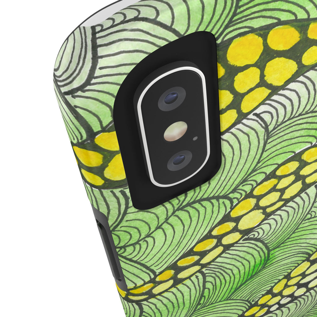Tough Phone Case - All iPhones and Samsung Galaxys - Exciting Abstract Design #13 Watcha Thinking