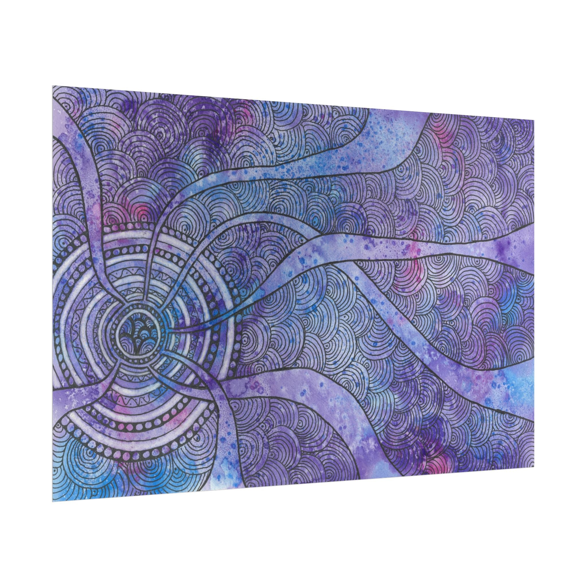 Large Colourful Wall Art, Posters & Prints, For Office, Bedroom or Living Room, or Special Gift  #56 The Way Home