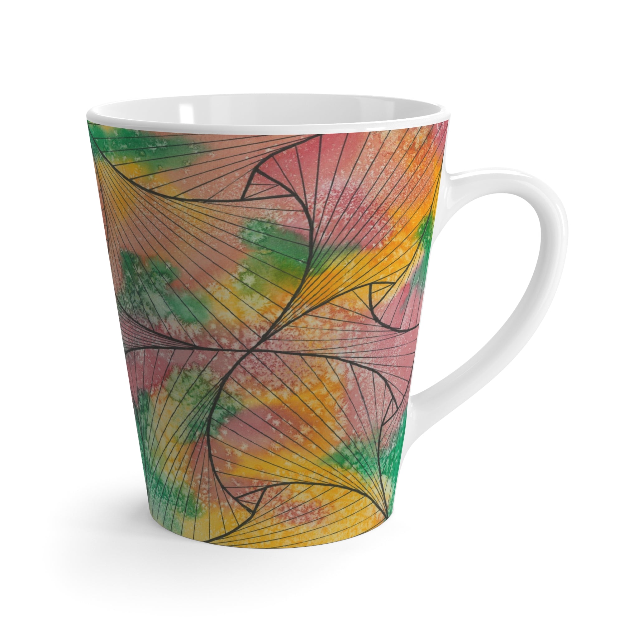 Coffee Mugs and Cups. Colourful Abstract Designs. Perfect for Home, Office or Special Gift #49 Health and Wellbeing