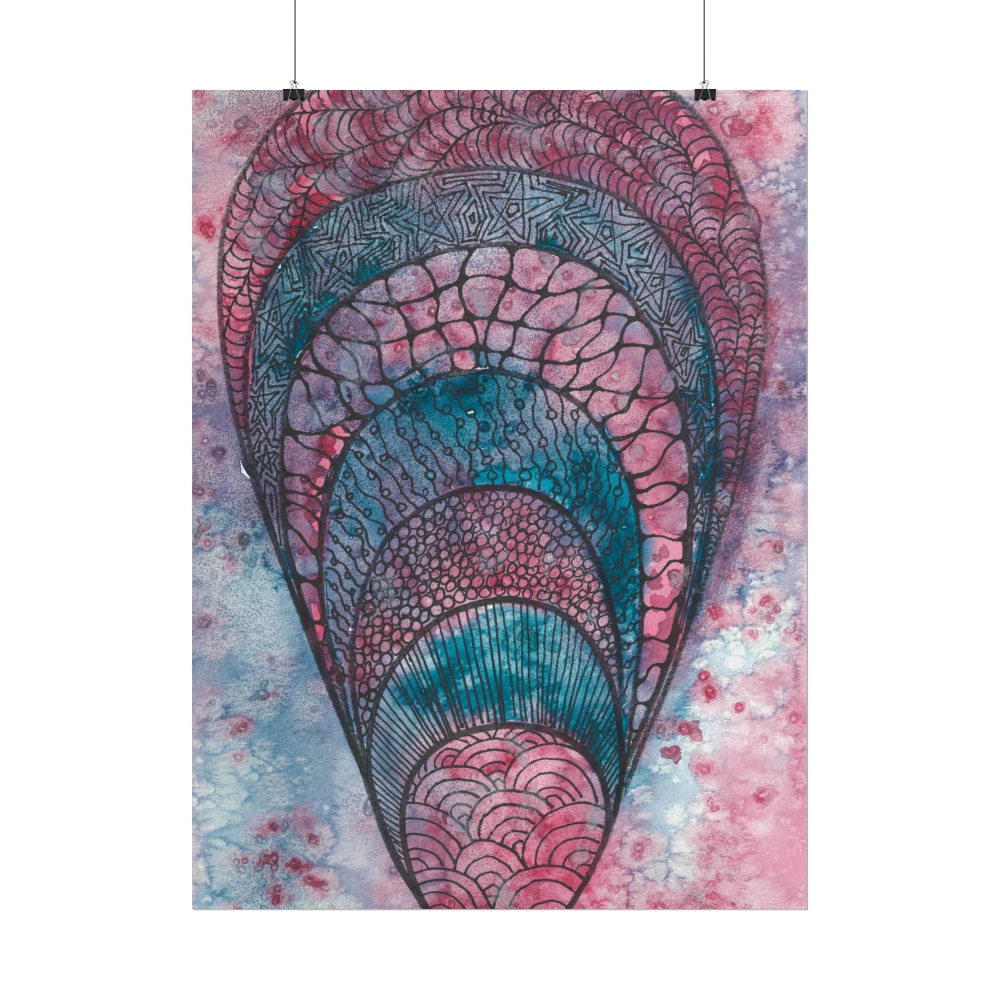 Large Colourful Wall Art, Posters & Prints, For Office, Bedroom or Living Room, or Special Gift #92 The Goddess Lives