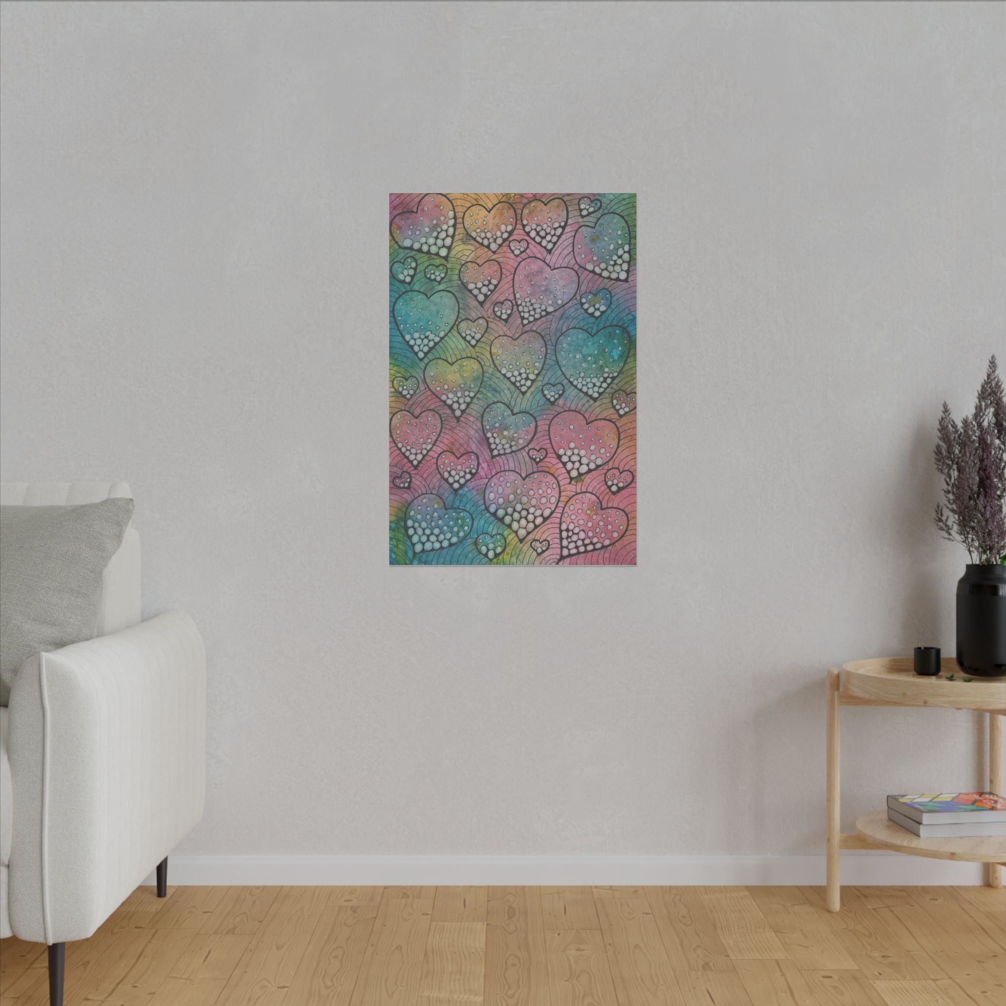 Large Colourful Wall Art, Canvas Prints, For Office, Bedroom or Living Room, or Special Gift #97 What's Love Got To Do With It: