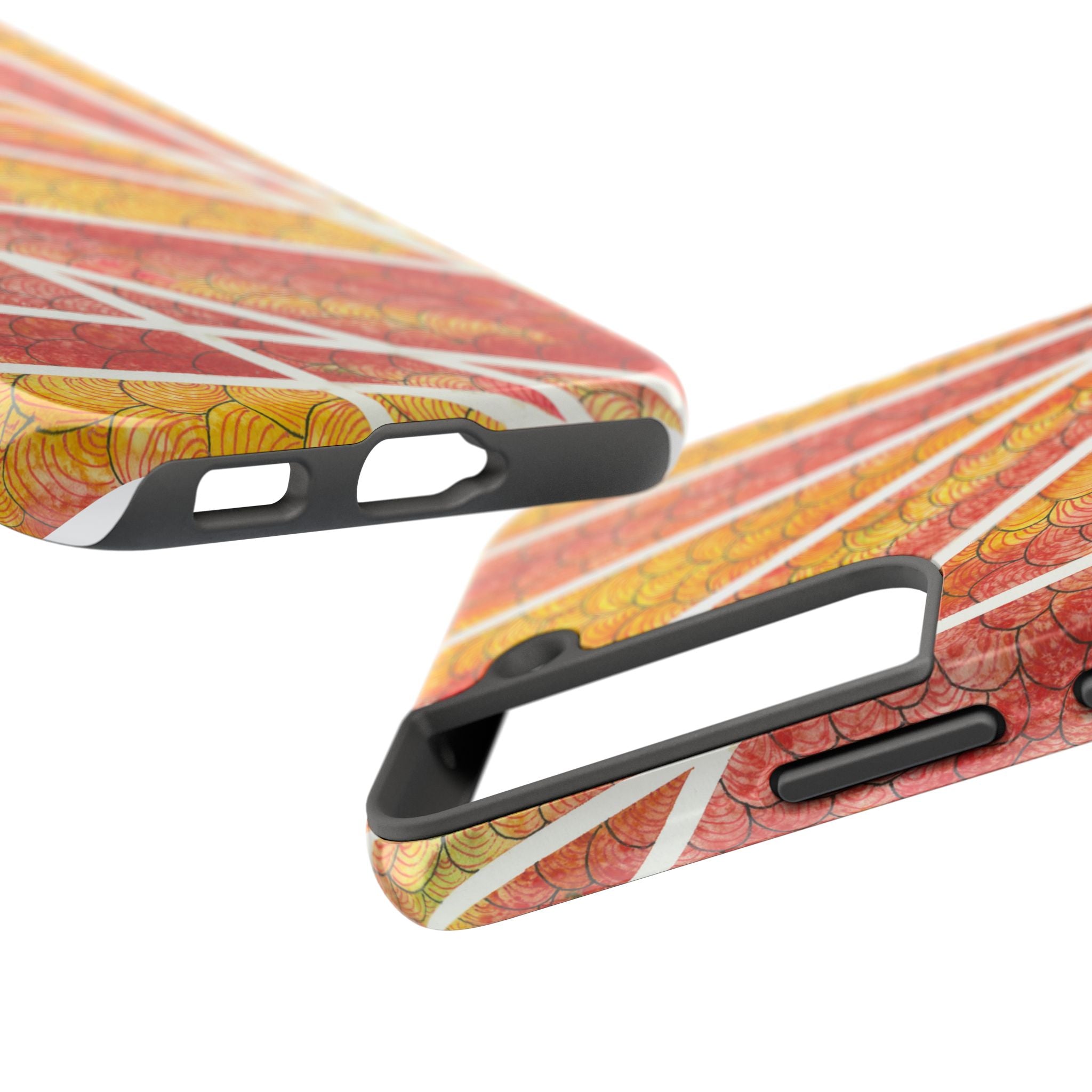 Tough Phone Case - All iPhones and Samsung Galaxys - Exciting Abstract Design #67 Max Mimosa