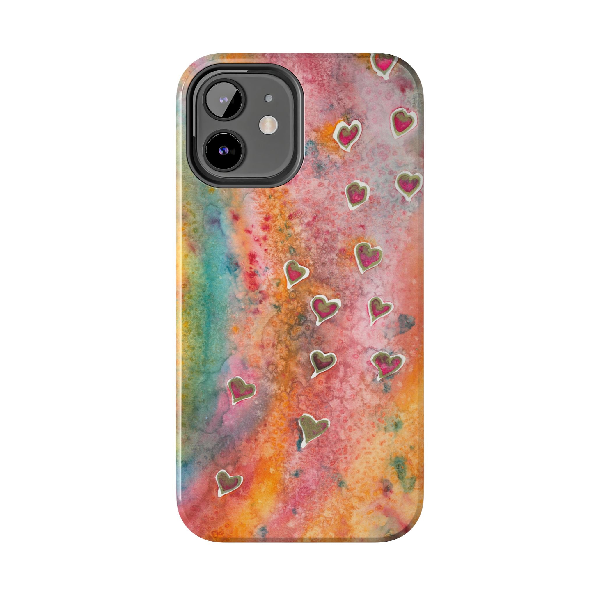 Tough Phone Case - All iPhones and Samsung Galaxys - Exciting Abstract Design #96 Love, Friendship, integrity