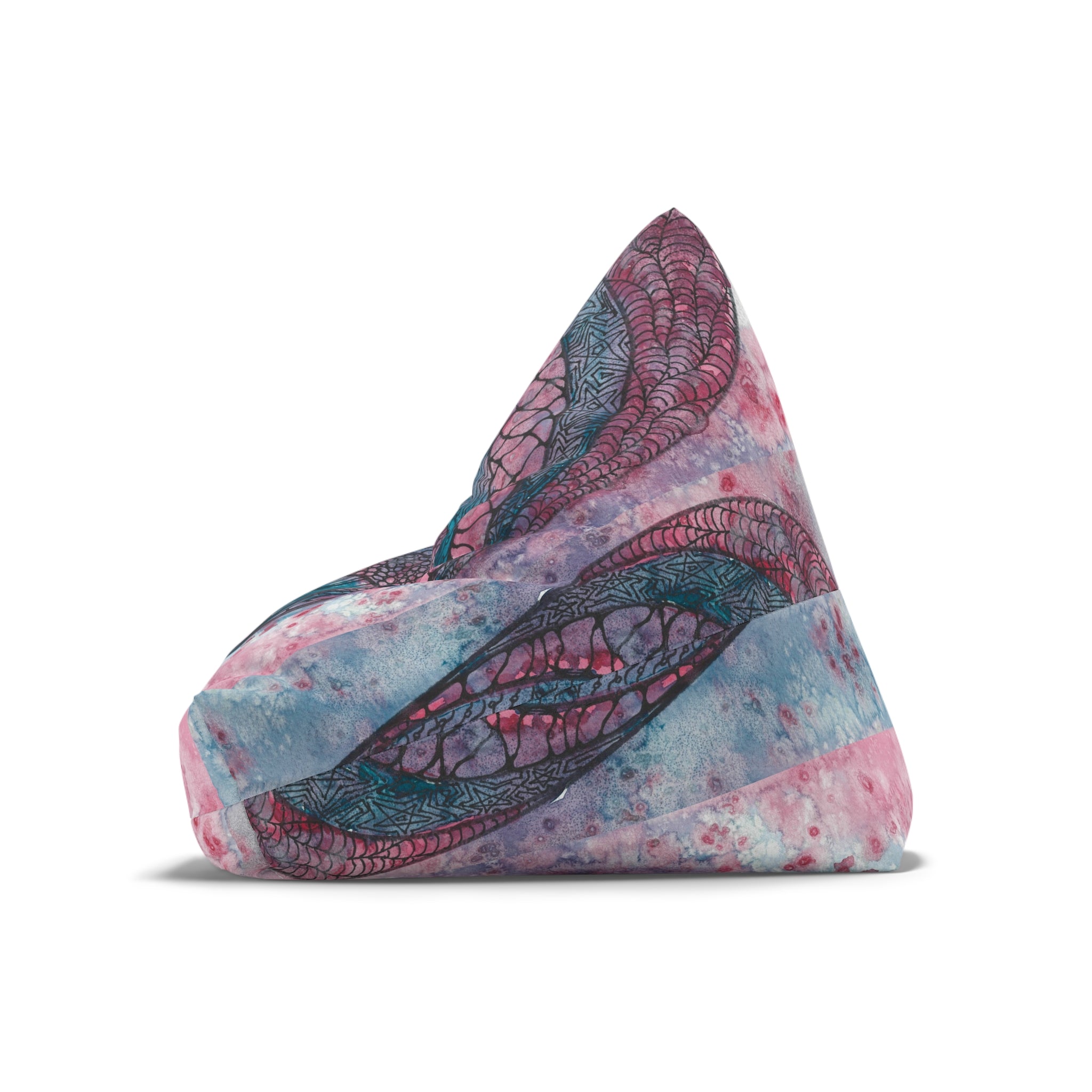 Bean Bag Chair Covers For Indoor & Outdoor - 2 Sizes - Exciting Abstract Design #92 The Goddess Lives