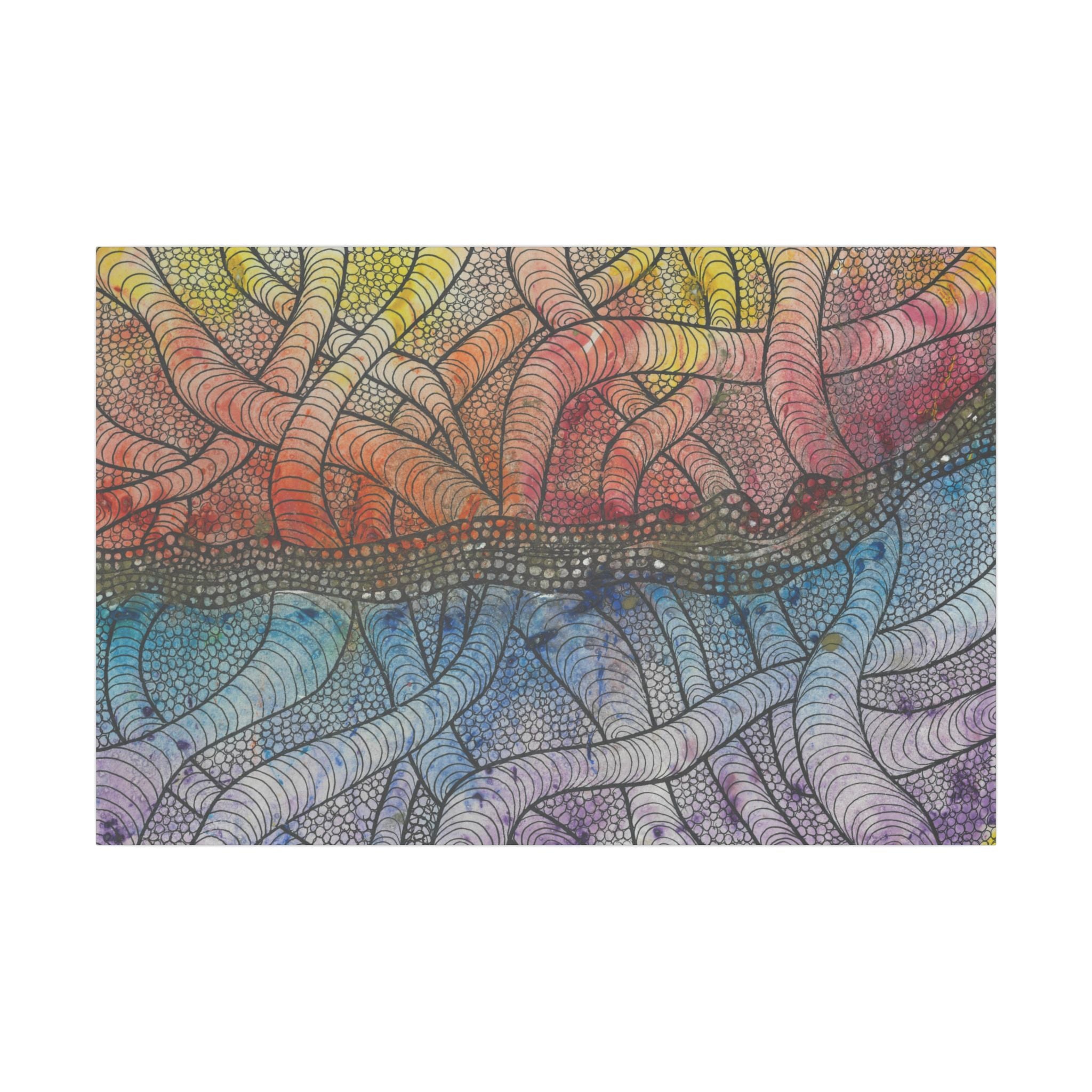 Large Colourful Wall Art, Canvas Prints, For Office, Bedroom or Living Room, or Special Gift #72 After The End