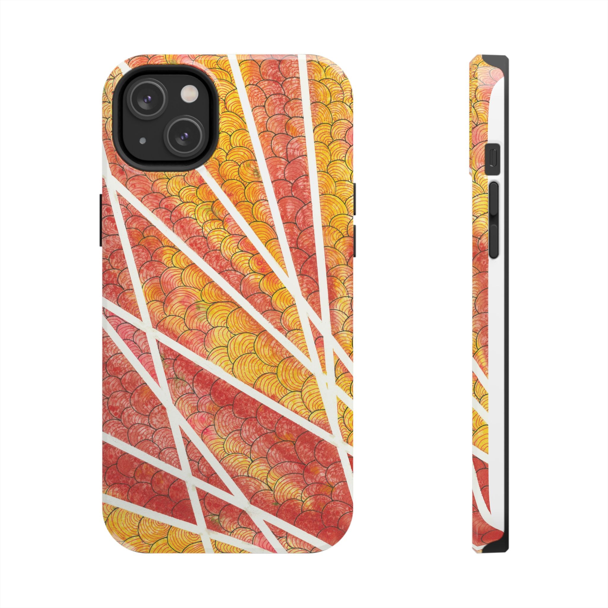 Tough Phone Case - All iPhones and Samsung Galaxys - Exciting Abstract Design #67 Max Mimosa