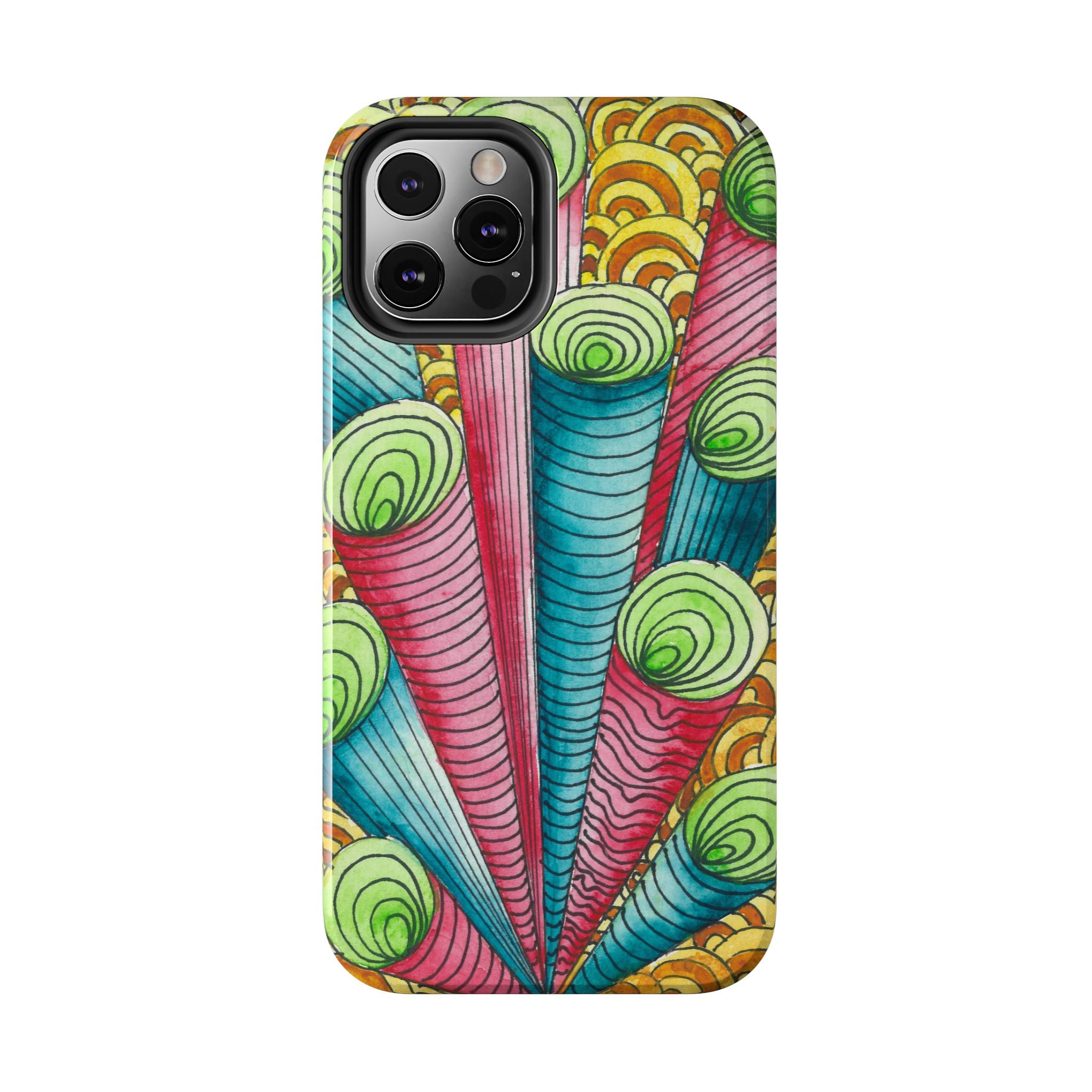 Tough Phone Case - All iPhones and Samsung Galaxys - Exciting Abstract Design #93 On A Mission