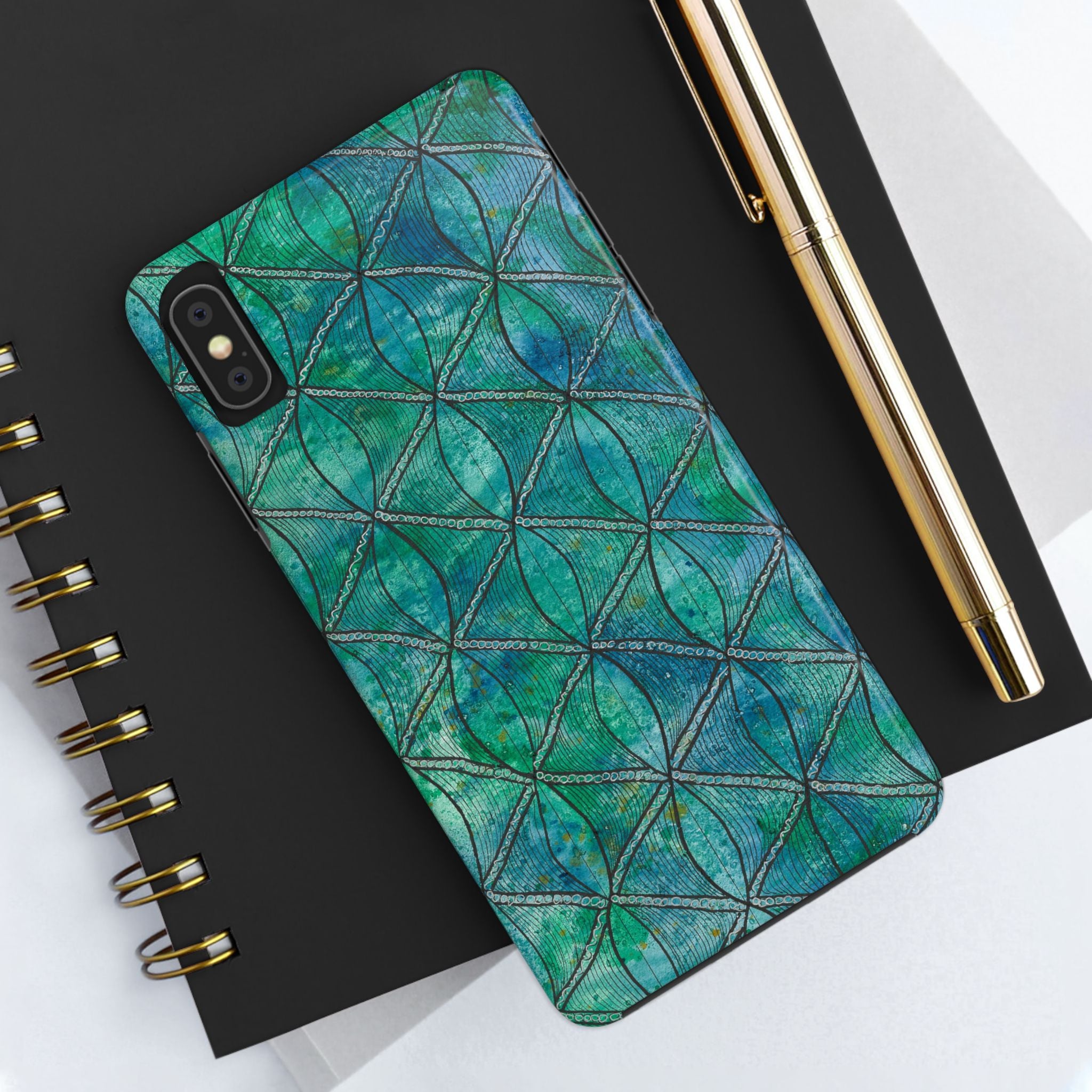 Tough Phone Case - All iPhones and Samsung Galaxys - Exciting Abstract Design #58 How's the Serenity