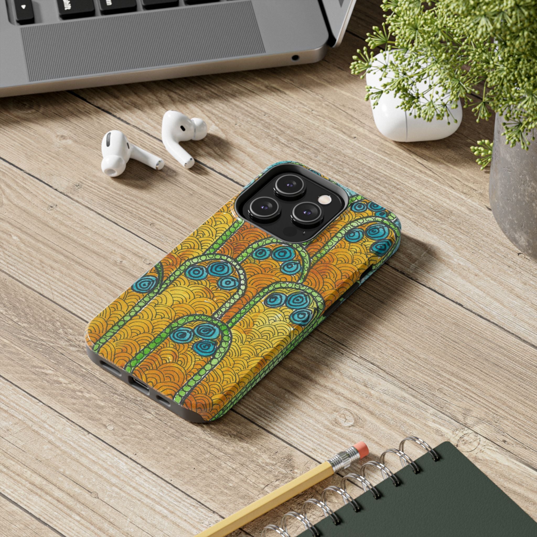 Tough Phone Case - All iPhones and Samsung Galaxys - Exciting Abstract Design #87 Belgrade Impressions - Serbia