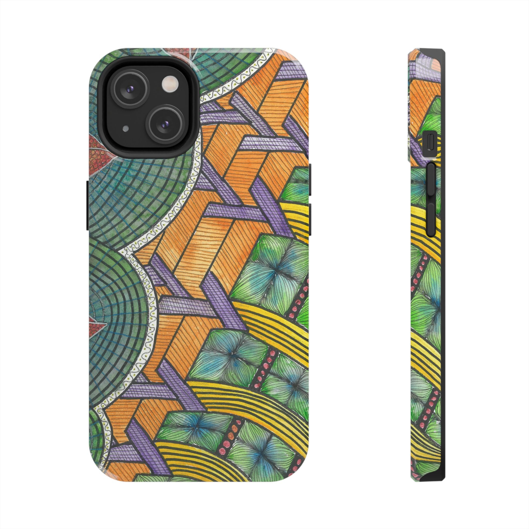 Tough Phone Case - All iPhones and Samsung Galaxys - Exciting Abstract Design #31 T'Eye Land