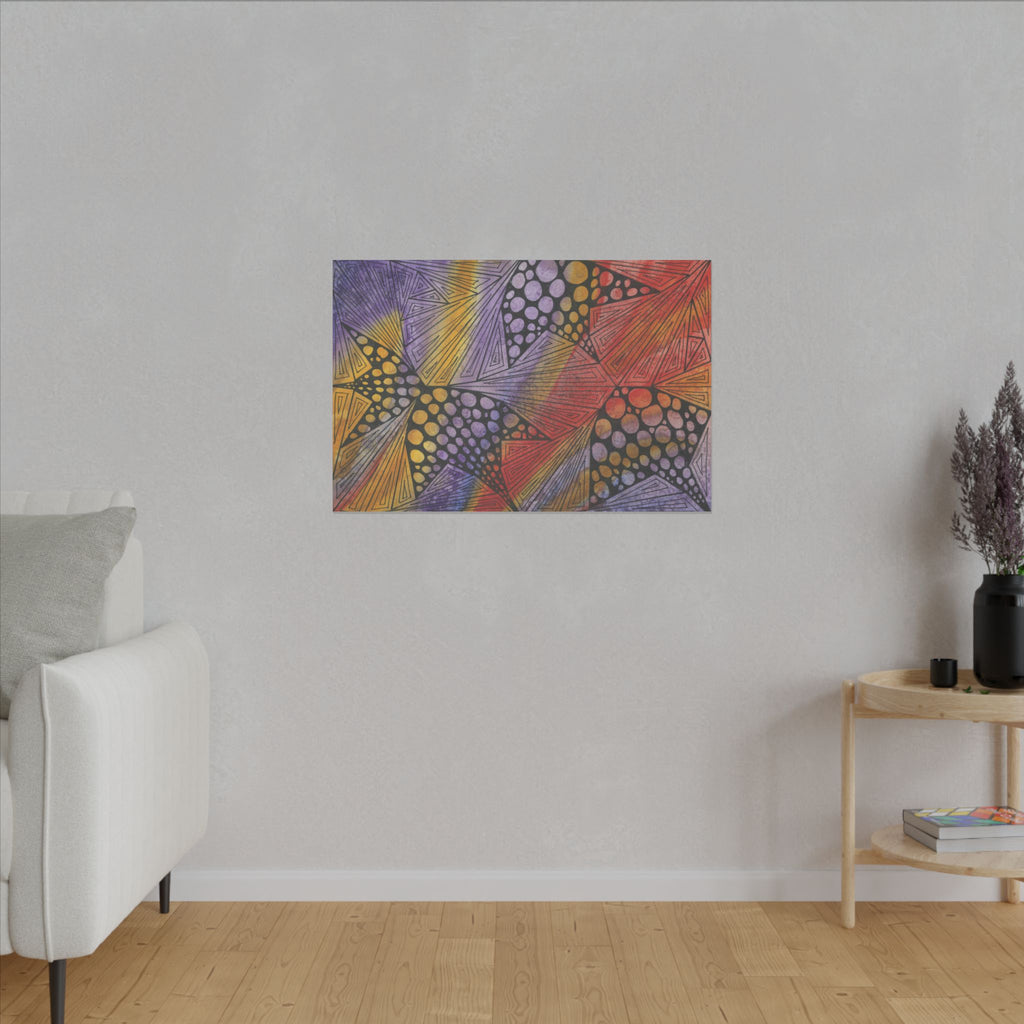 Large Colourful Wall Art, Canvas Prints, For Office, Bedroom or Living Room, or Special Gift #82 Fighting Delusions