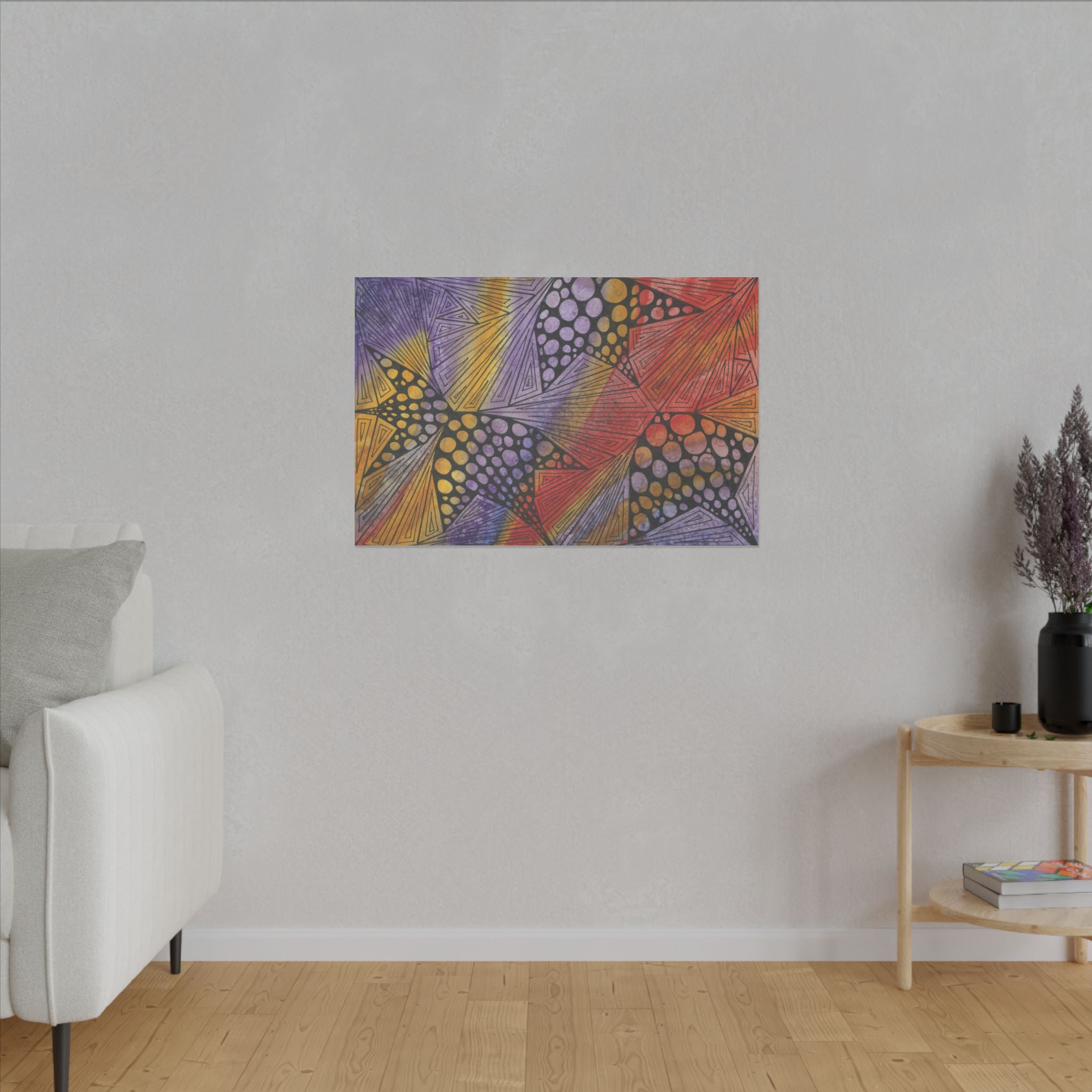 Large Colourful Wall Art, Canvas Prints, For Office, Bedroom or Living Room, or Special Gift #82 Fighting Delusions
