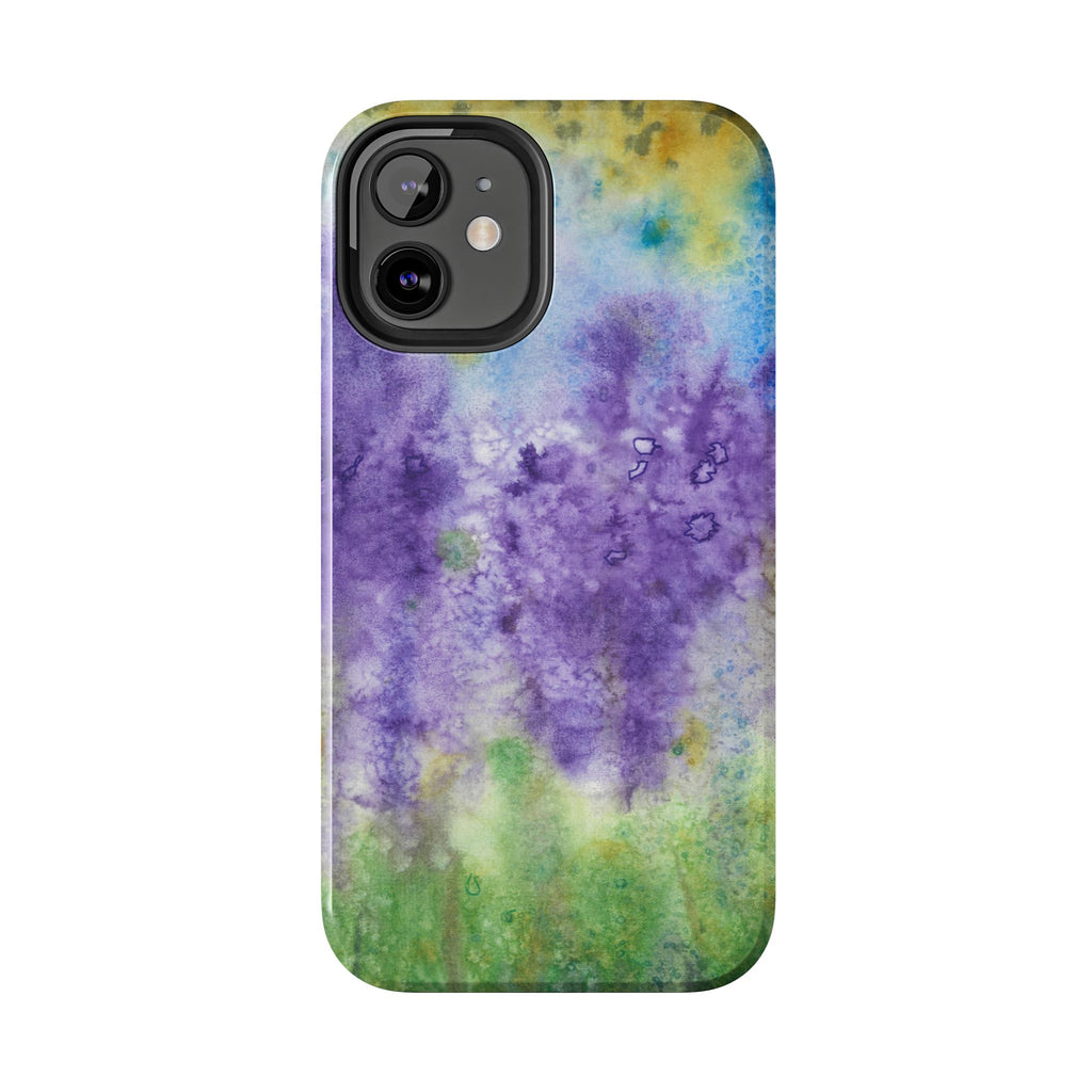 Tough Phone Case - All iPhones and Samsung Galaxys - Exciting Abstract Design #74 Lavender Fields
