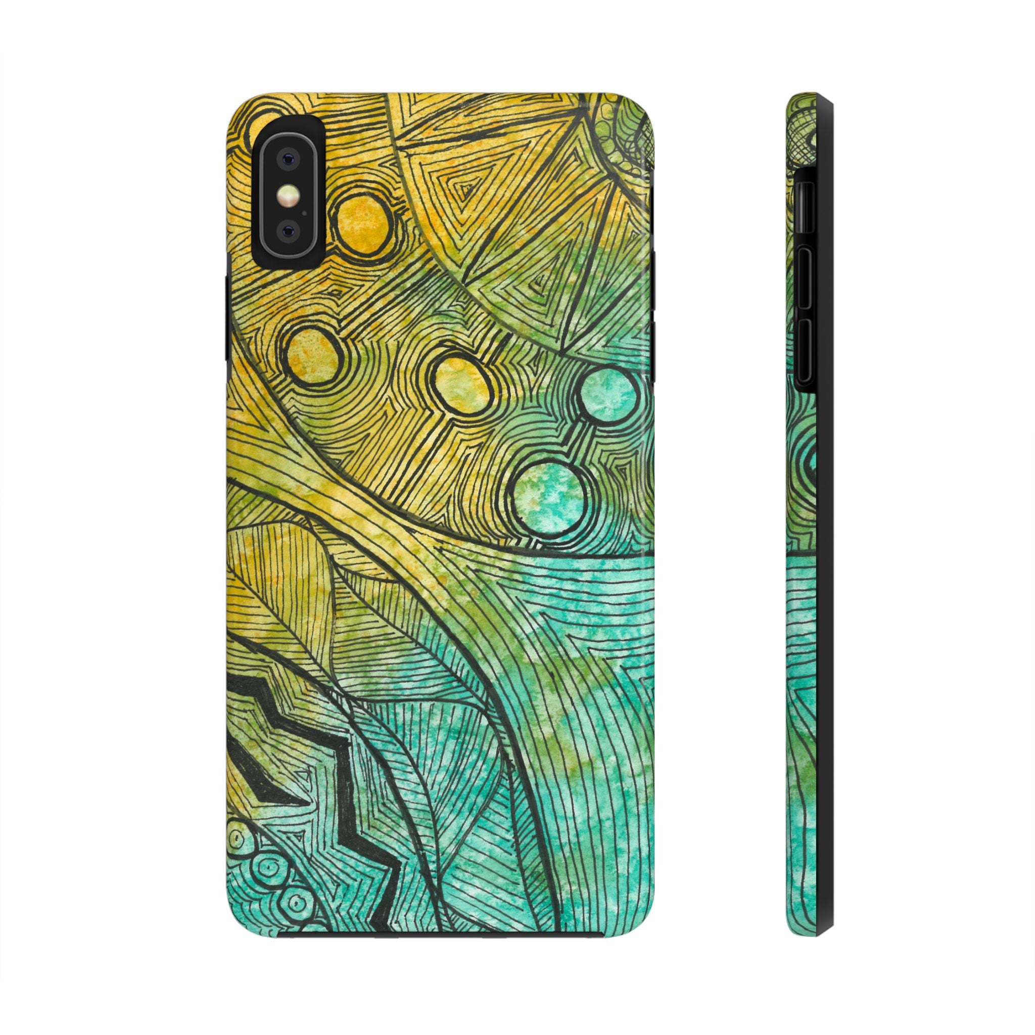 Tough Phone Case - All iPhones and Samsung Galaxys - Exciting Abstract Design #27 Come What May