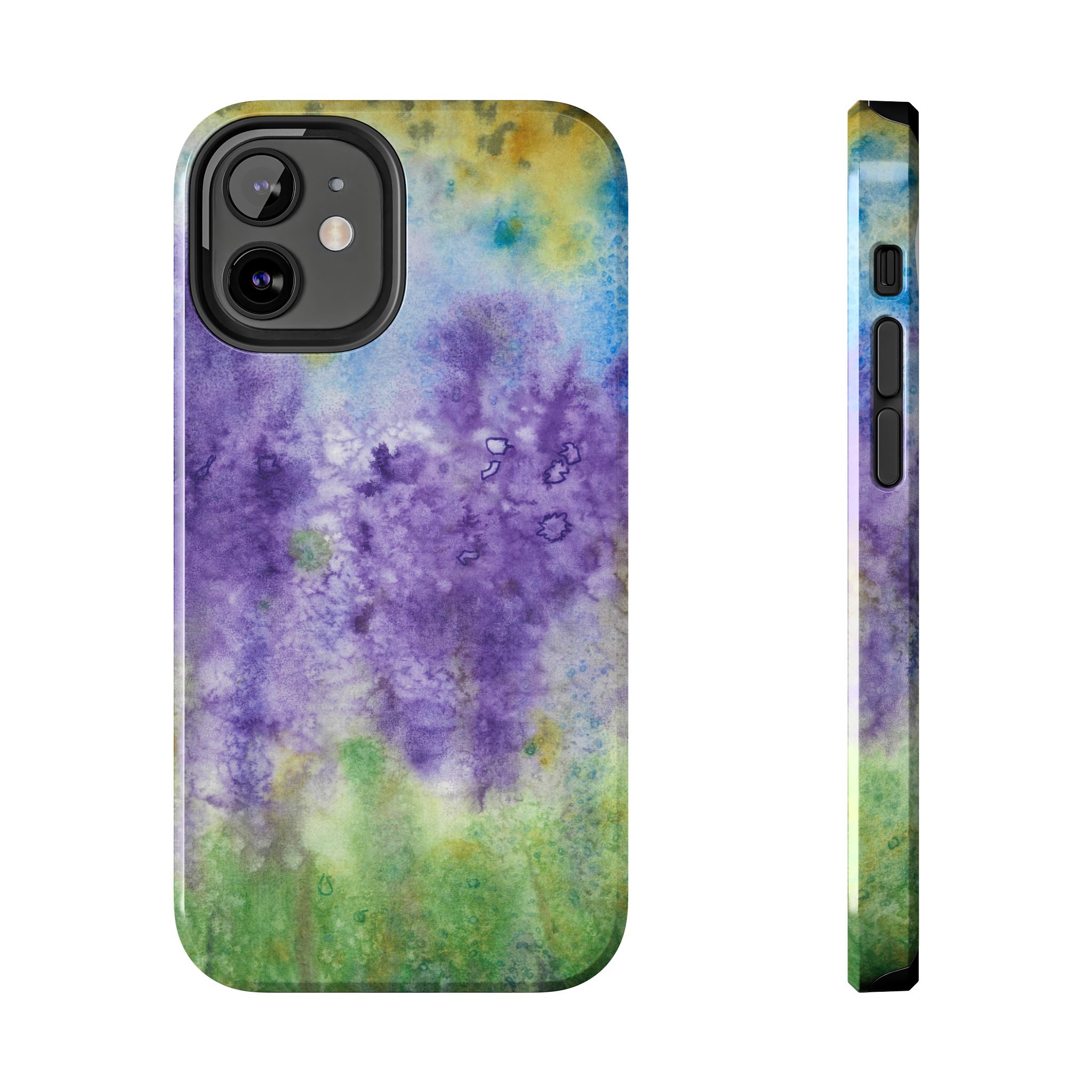 Tough Phone Case - All iPhones and Samsung Galaxys - Exciting Abstract Design #74 Lavender Fields
