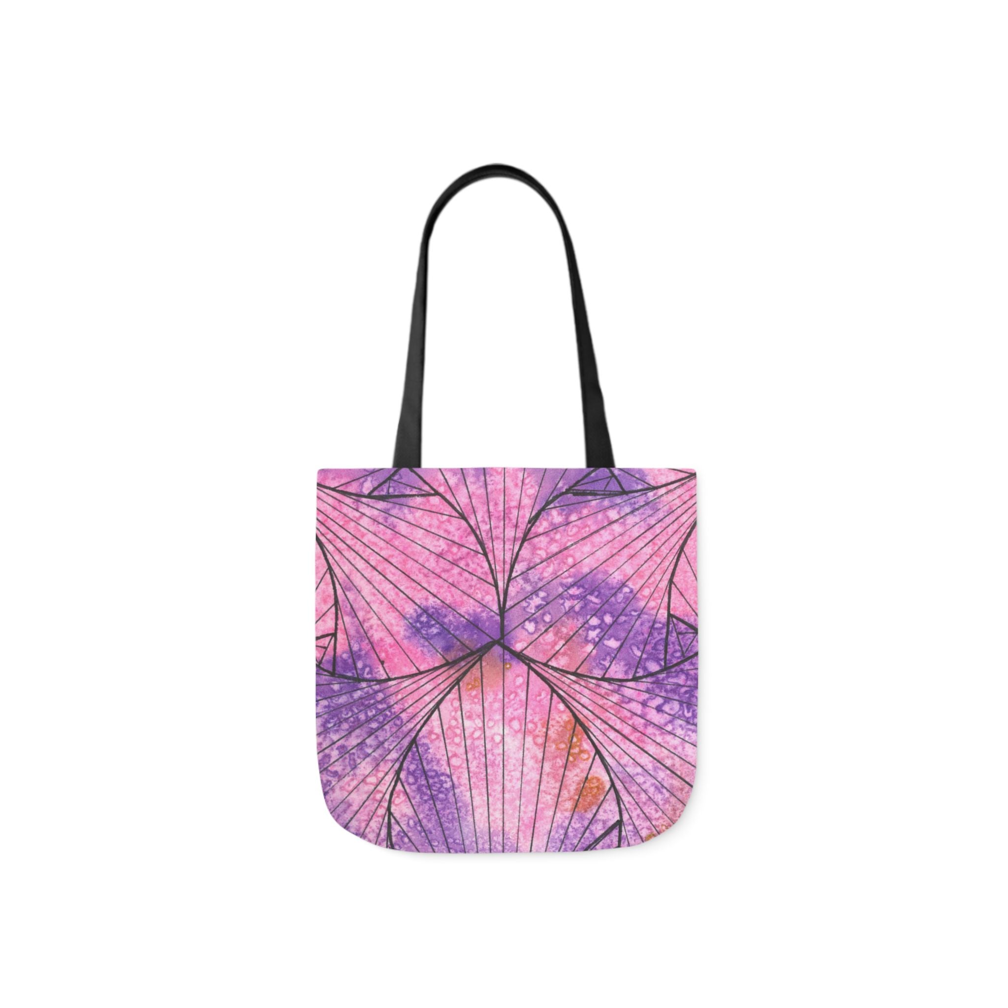 Canvas Tote Bags, Colourful Abstract Designs, 5-Color Straps, 3 Sizes.  For Family and friends or a Special Gift #34 There's Always Hope