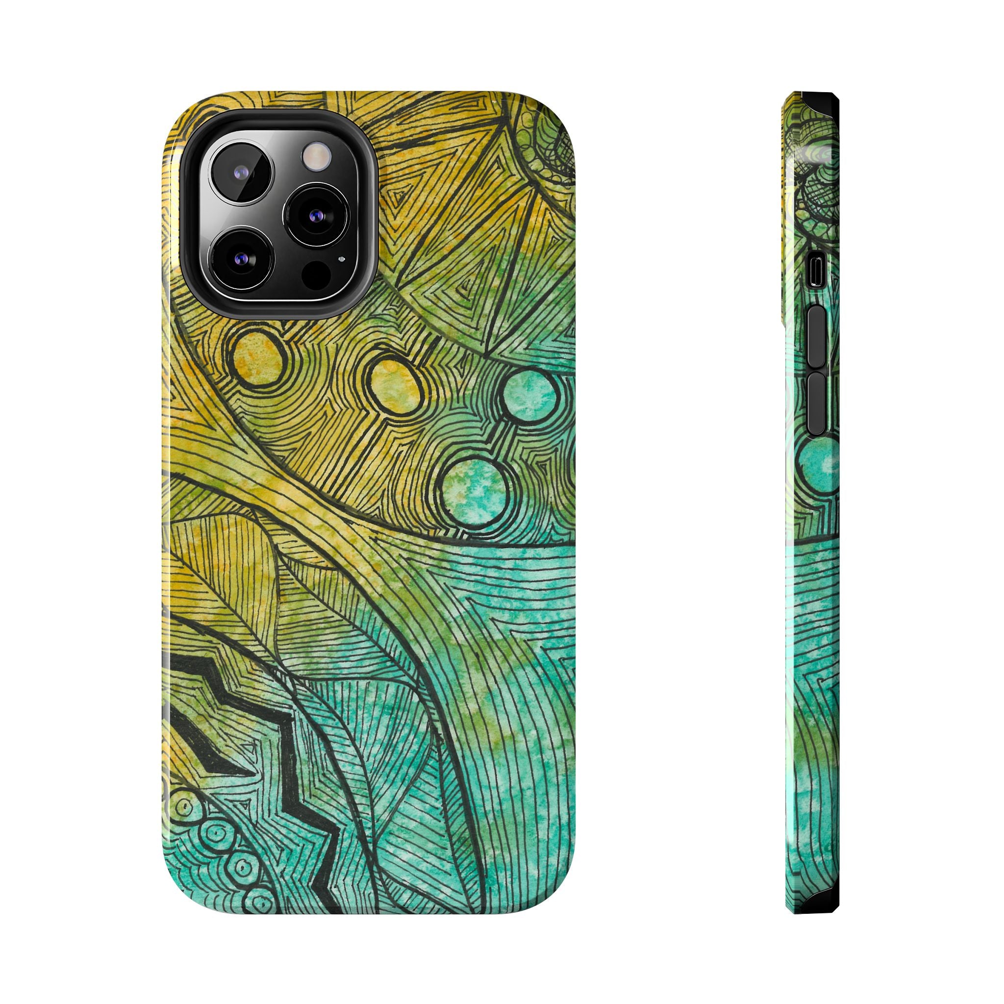 Tough Phone Case - All iPhones and Samsung Galaxys - Exciting Abstract Design #27 Come What May