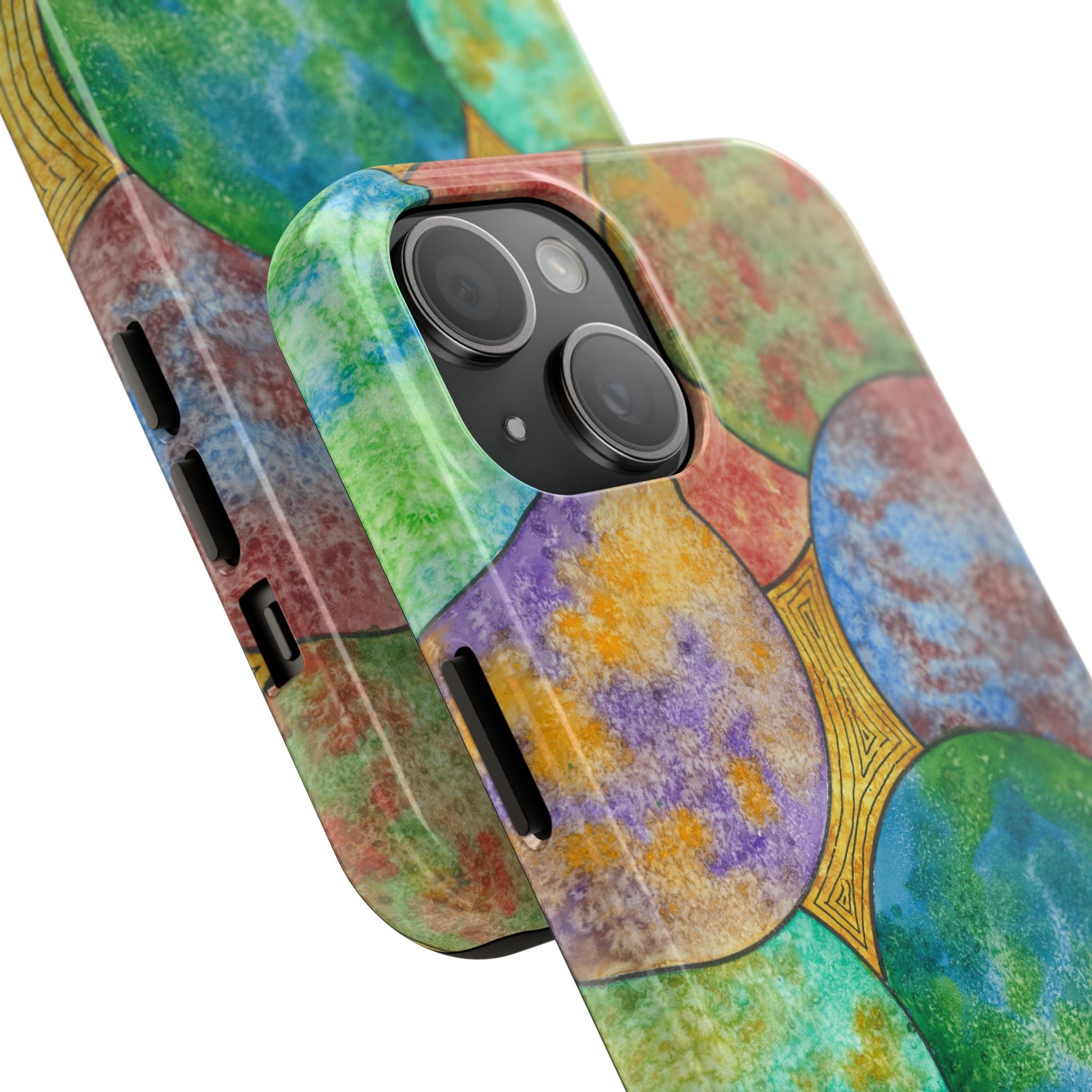Tough Phone Case - All iPhones and Samsung Galaxys - Exciting Abstract Design #61 Worlds Apart