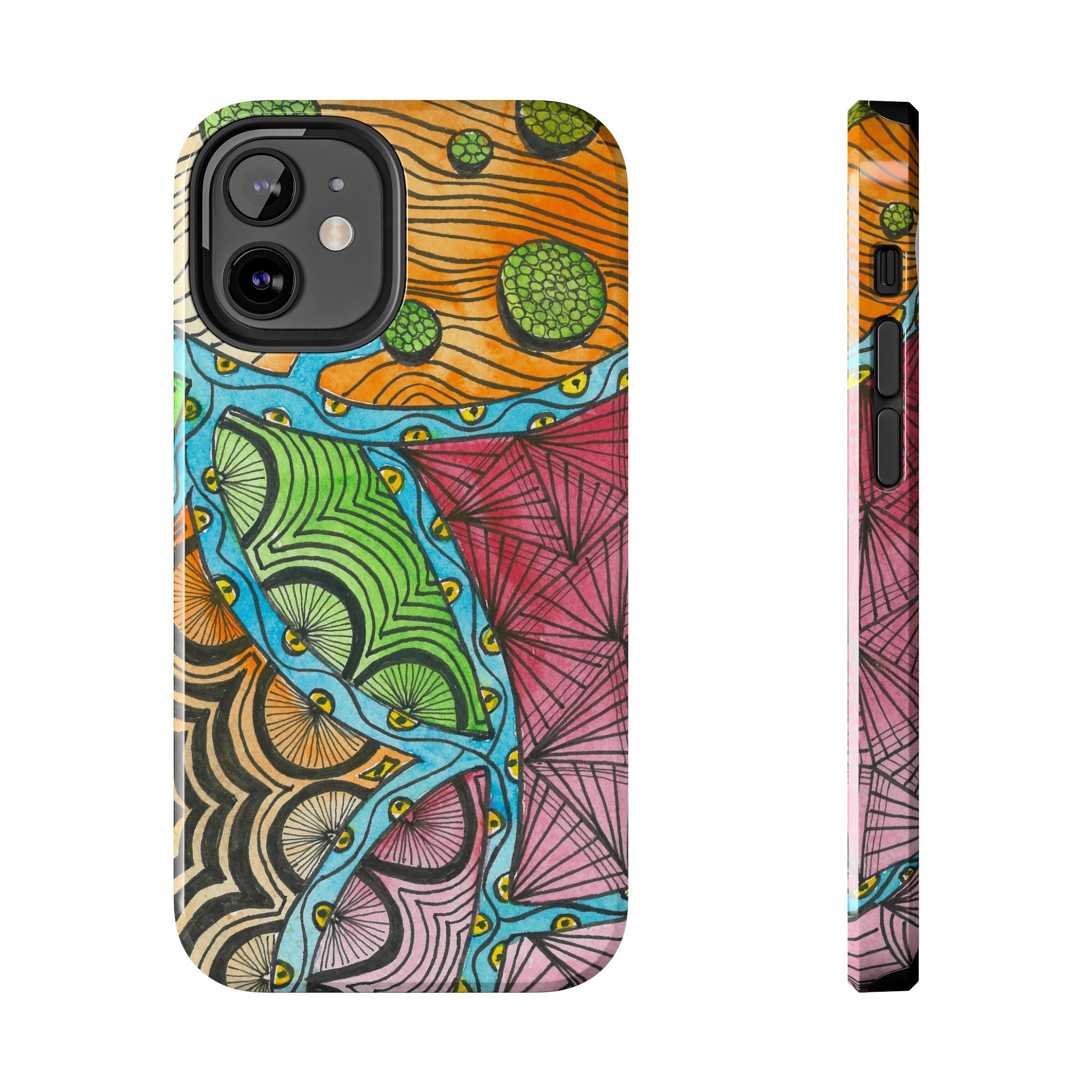 Tough Phone Case - All iPhones and Samsung Galaxys - Exciting Abstract Design #11 Today's The Day