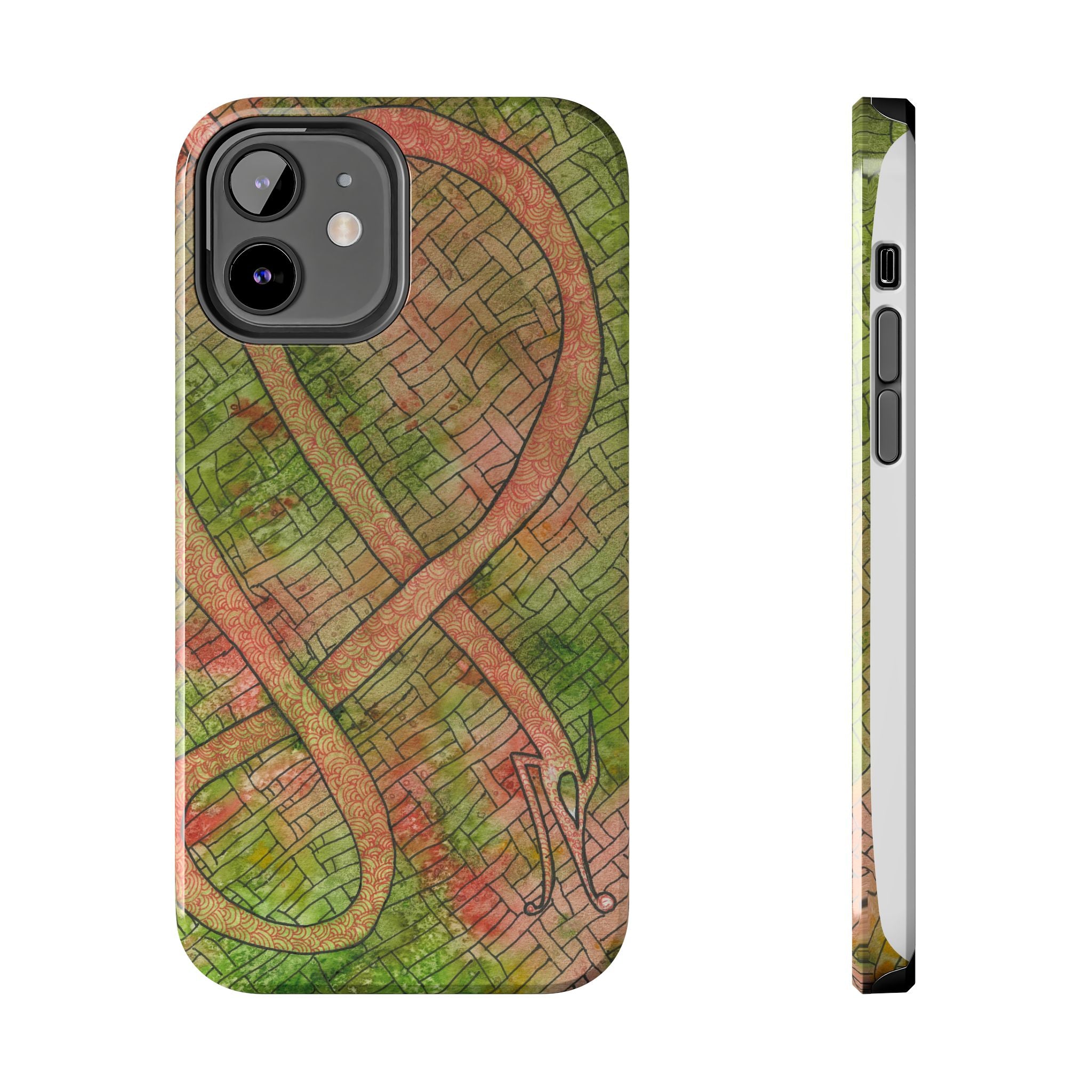 Tough Phone Case - All iPhones and Samsung Galaxys - Exciting Abstract Design #57 Celtic Flavours