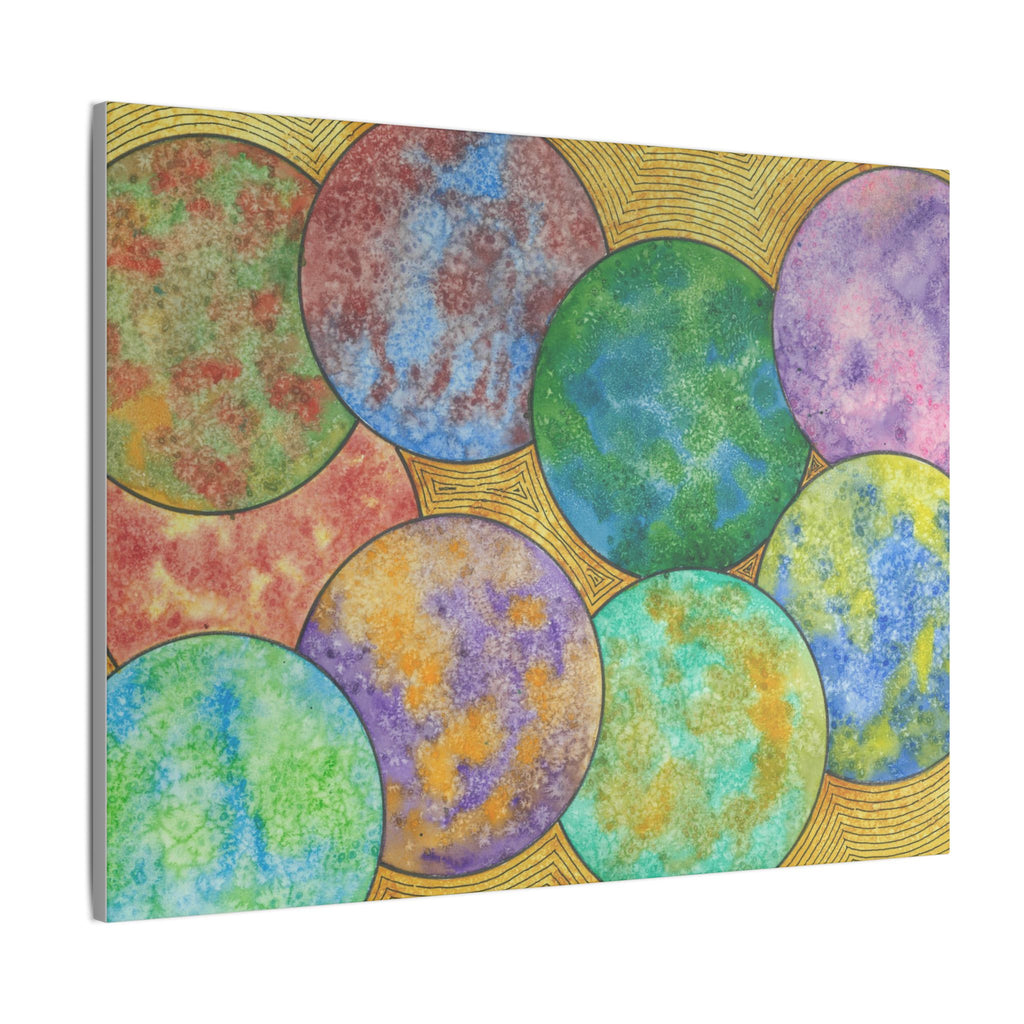 Large Colourful Wall Art, Canvas Prints, For Office, Bedroom or Living Room, or Special Gift #61 Worlds Apart