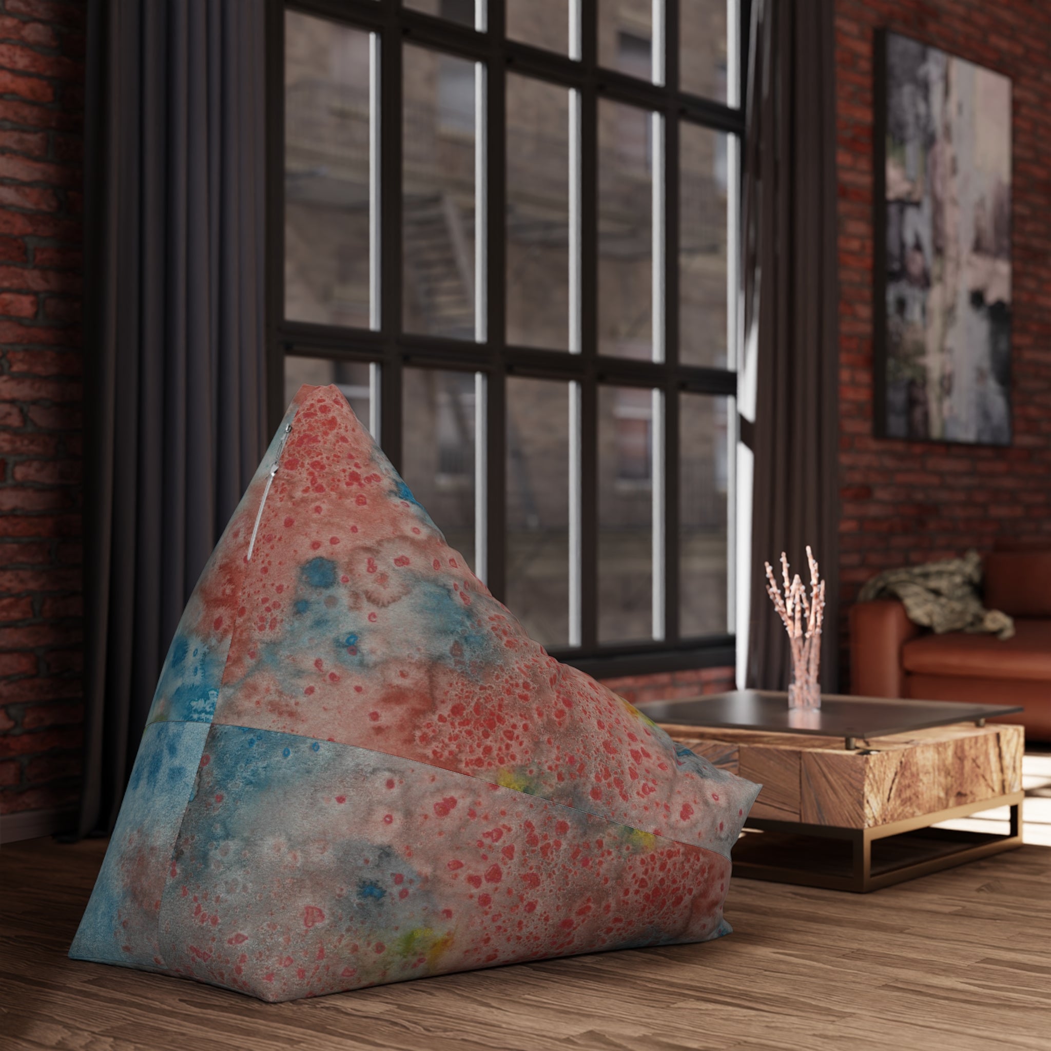 Bean Bag Chair Covers For Indoor & Outdoor - 2 Sizes - Exciting Abstract Design #53 The Reef