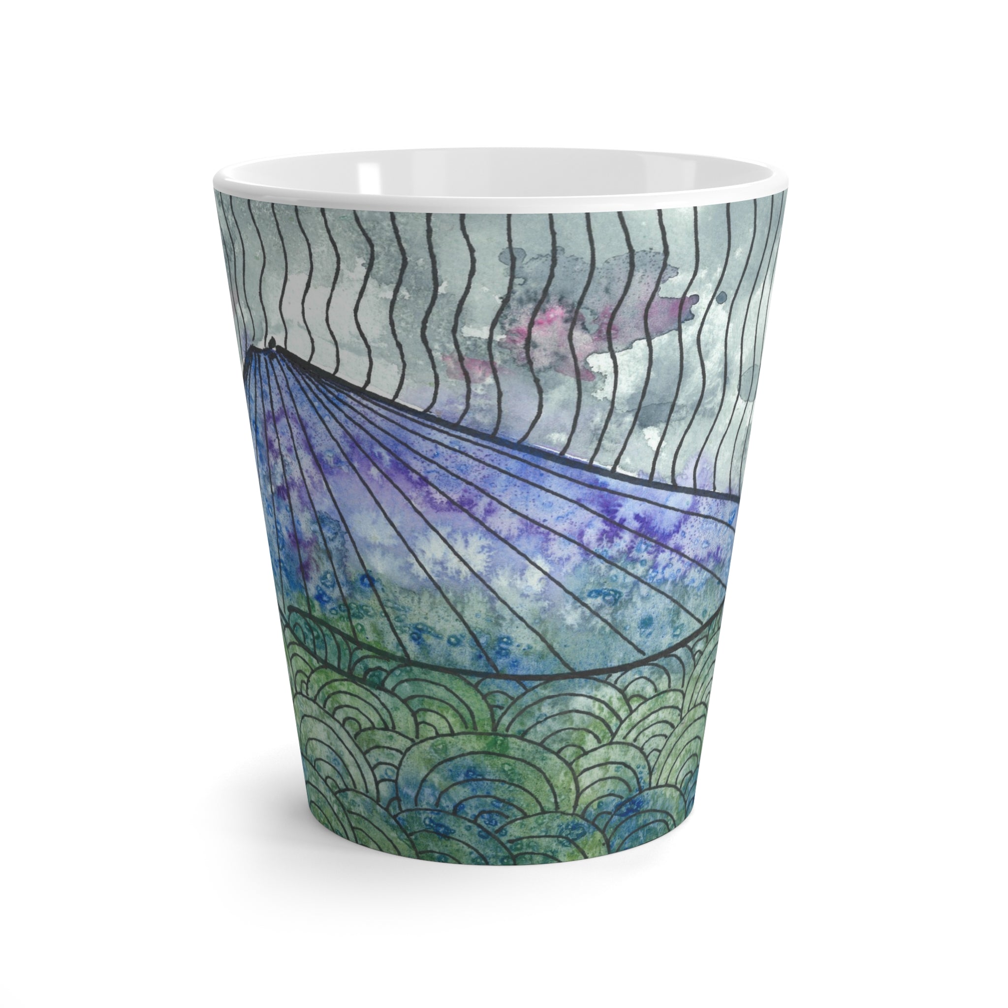 Coffee Mugs and Cups. Colourful Abstract Designs. Perfect for Home, Office or Special Gift #90 Rtanj Pyramid