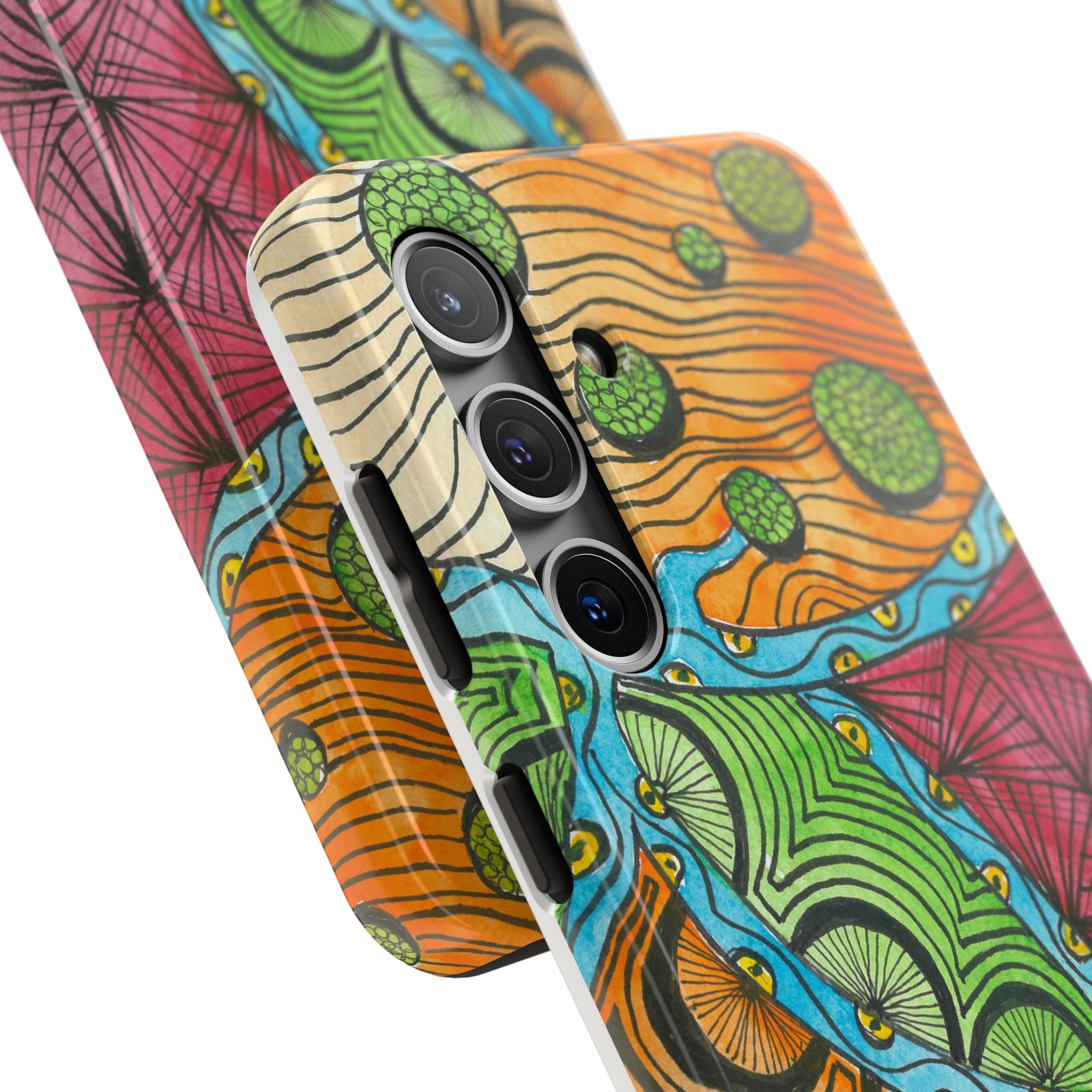 Tough Phone Case - All iPhones and Samsung Galaxys - Exciting Abstract Design #11 Today's The Day