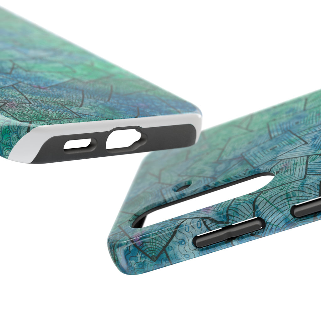 Tough Phone Case - All iPhones and Samsung Galaxys - Exciting Abstract Design #65 And The Answer Is