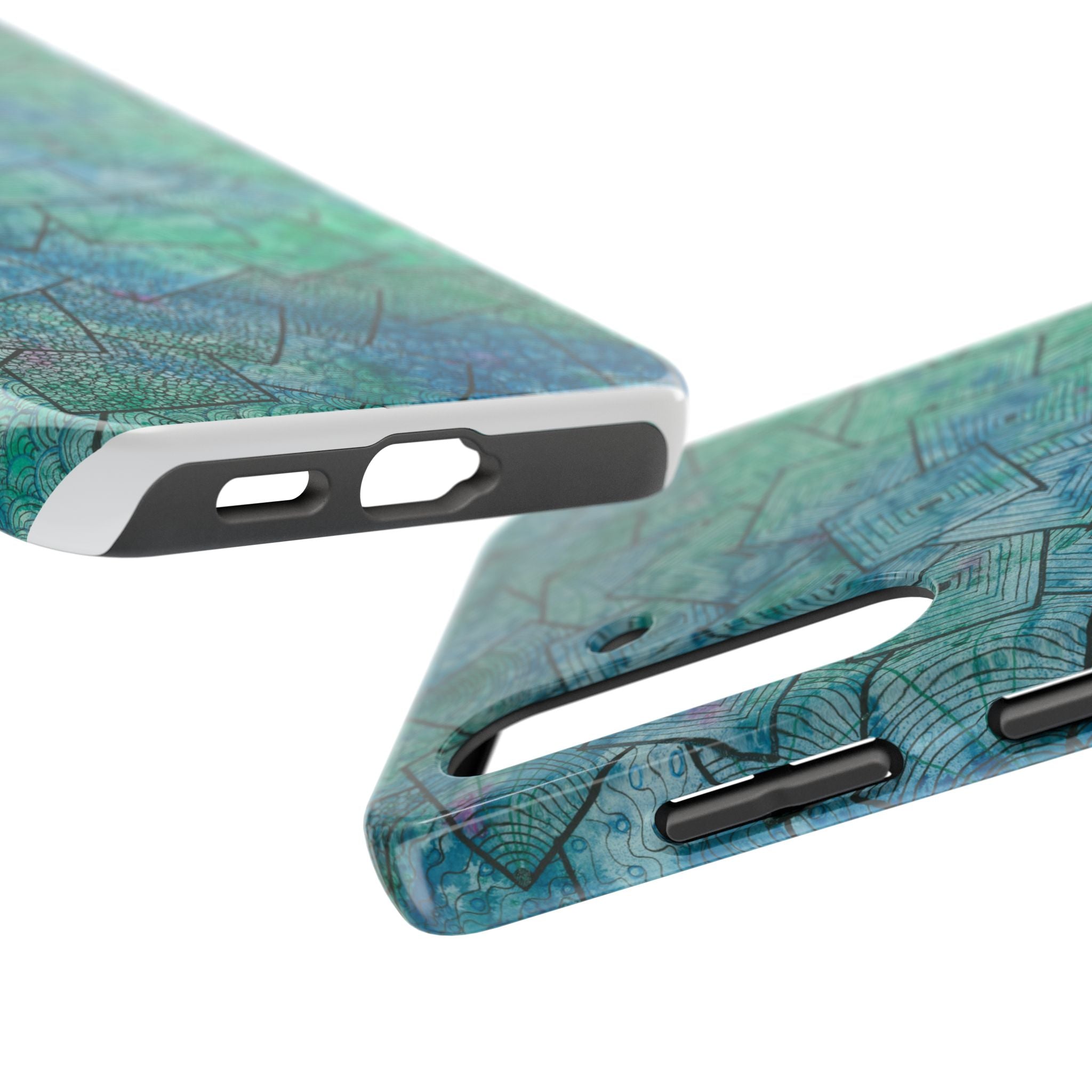 Tough Phone Case - All iPhones and Samsung Galaxys - Exciting Abstract Design #65 And The Answer Is