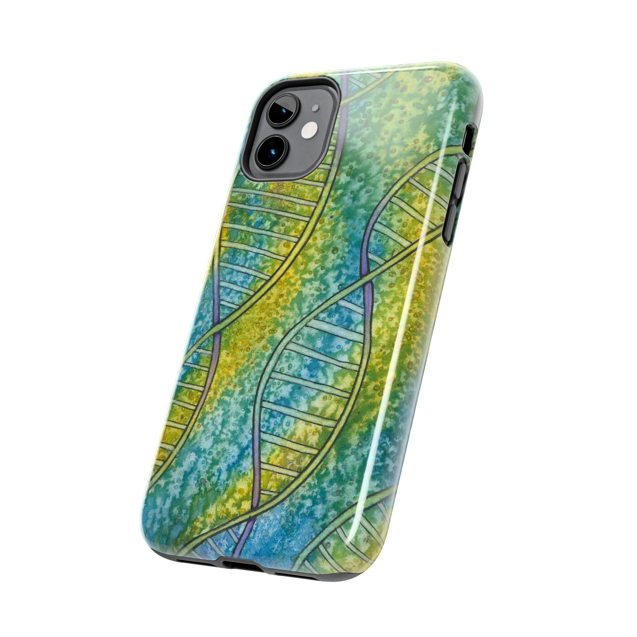 Tough Phone Case - All iPhones and Samsung Galaxys - Exciting Abstract Design #99 Crop of DNA
