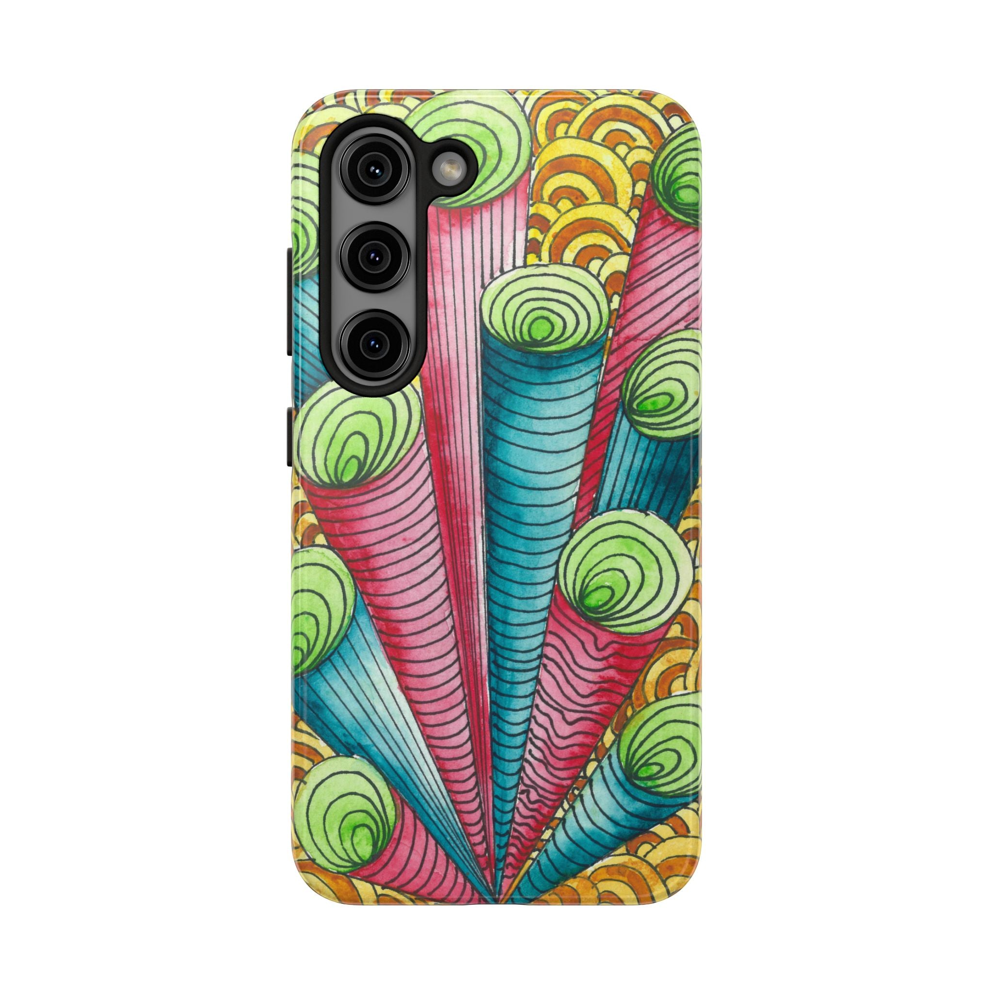 Tough Phone Case - All iPhones and Samsung Galaxys - Exciting Abstract Design #93 On A Mission