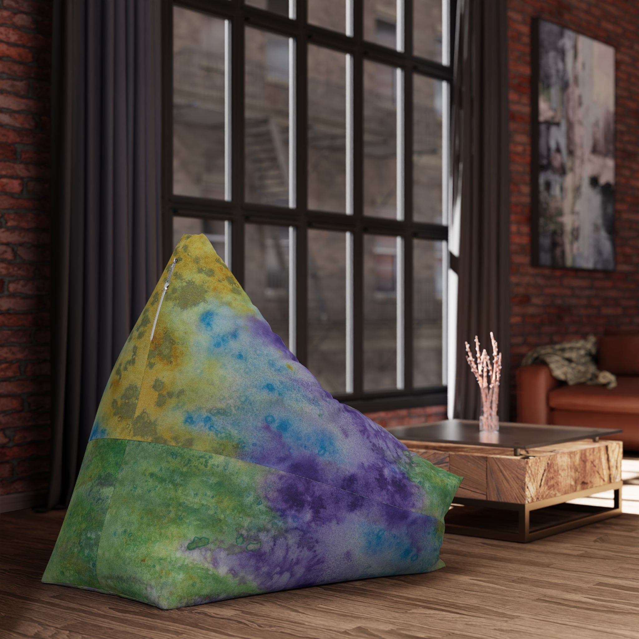 Bean Bag Chair Covers For Indoor & Outdoor - 2 Sizes - Exciting Abstract Design #74 Lavender Fields