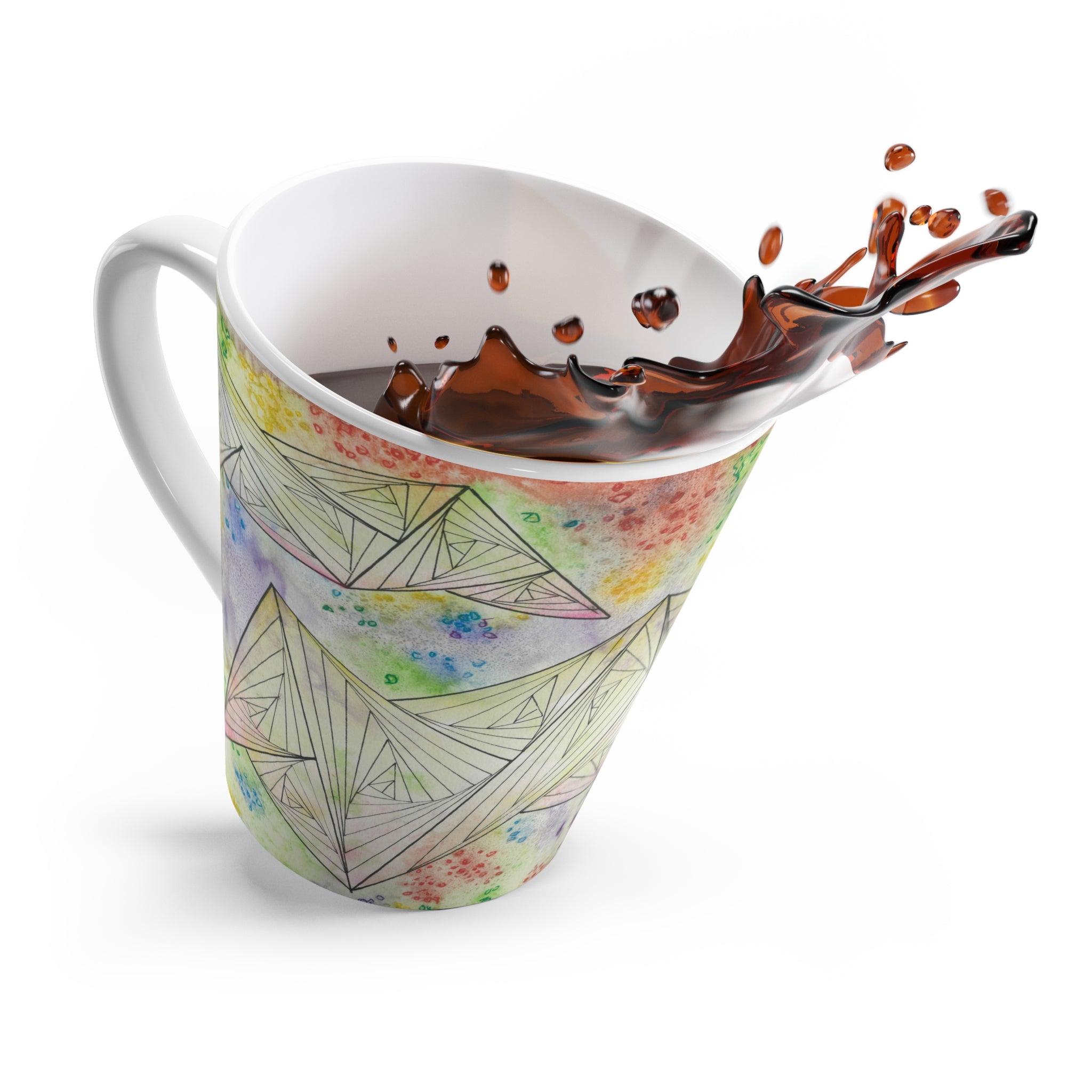 Coffee Mugs and Cups. Colourful Abstract Designs. Perfect for Home, Office or Special Gift #59 Your Choice