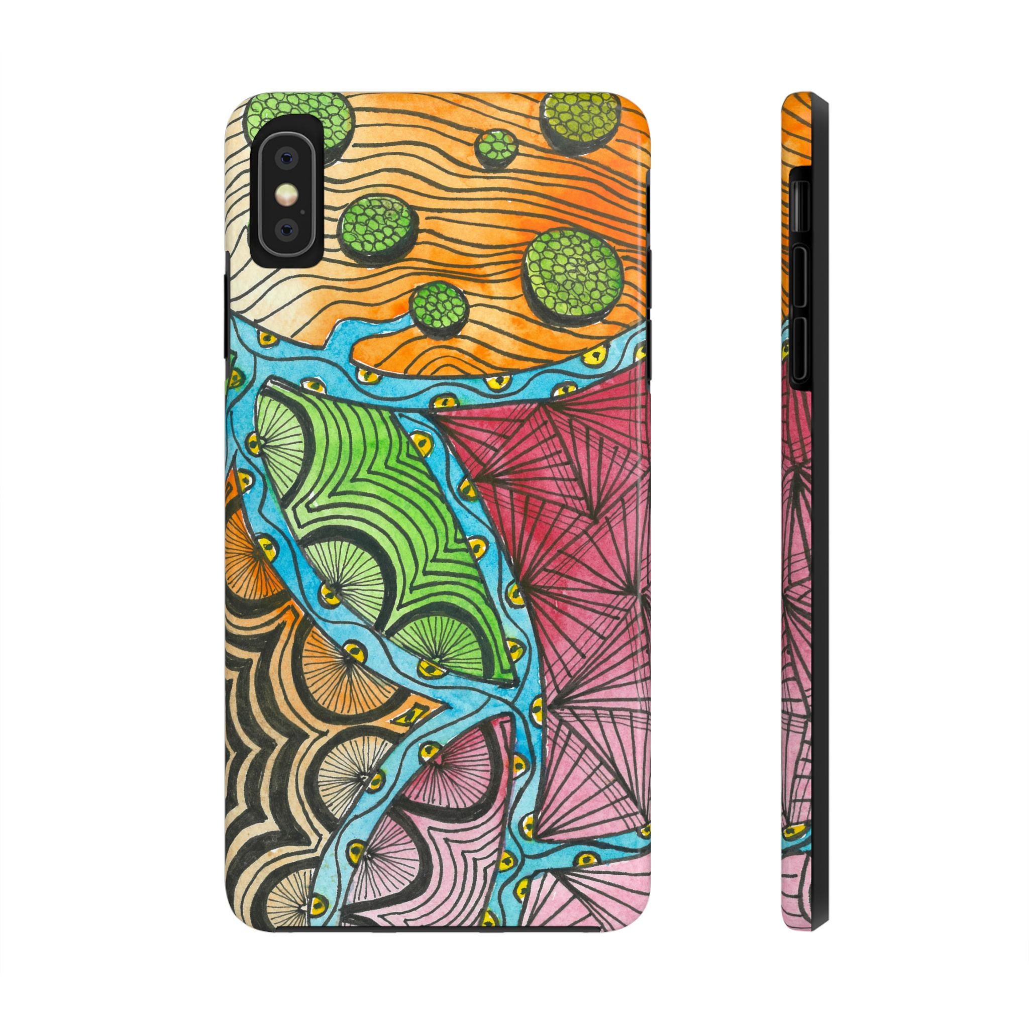 Tough Phone Case - All iPhones and Samsung Galaxys - Exciting Abstract Design #11 Today's The Day