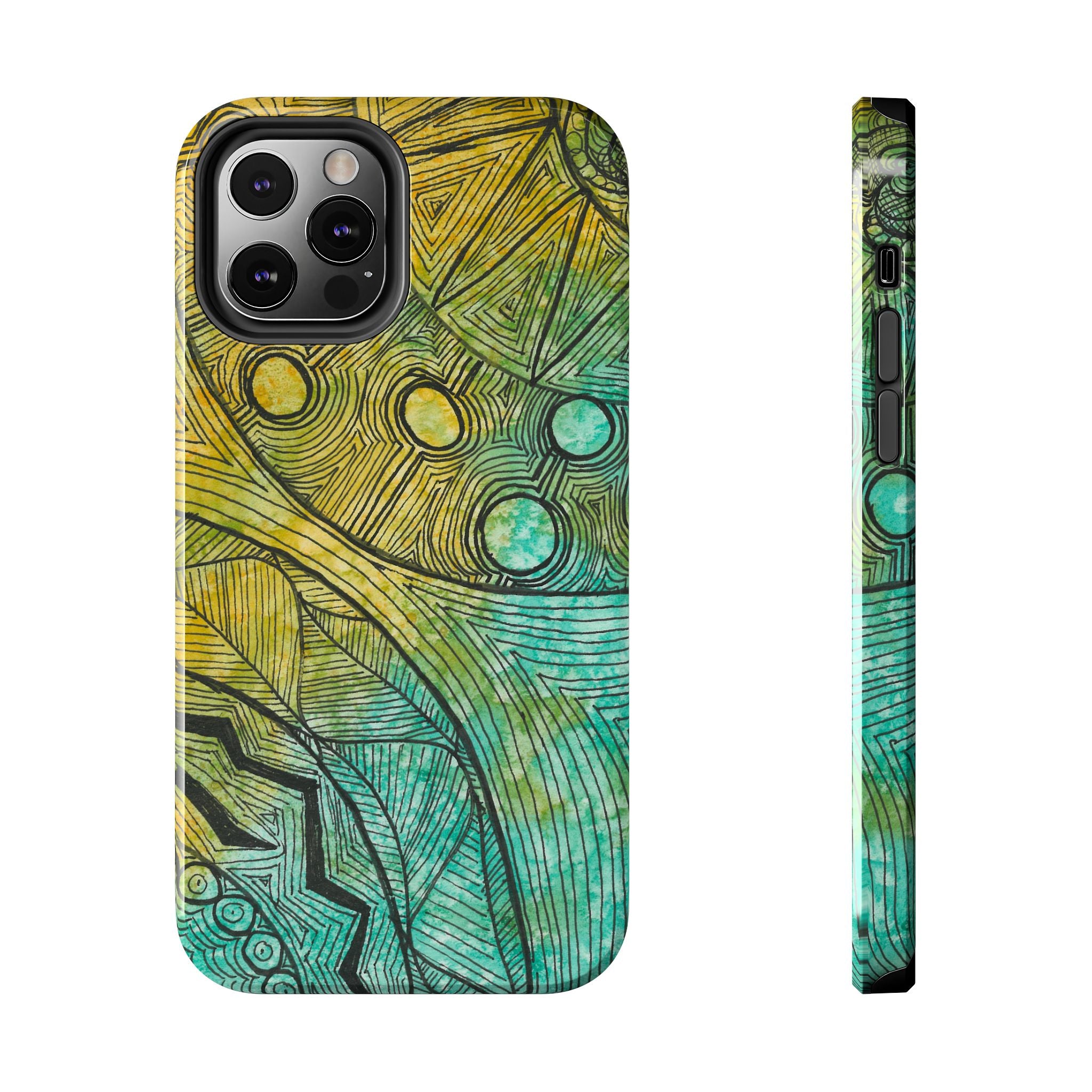 Tough Phone Case - All iPhones and Samsung Galaxys - Exciting Abstract Design #27 Come What May