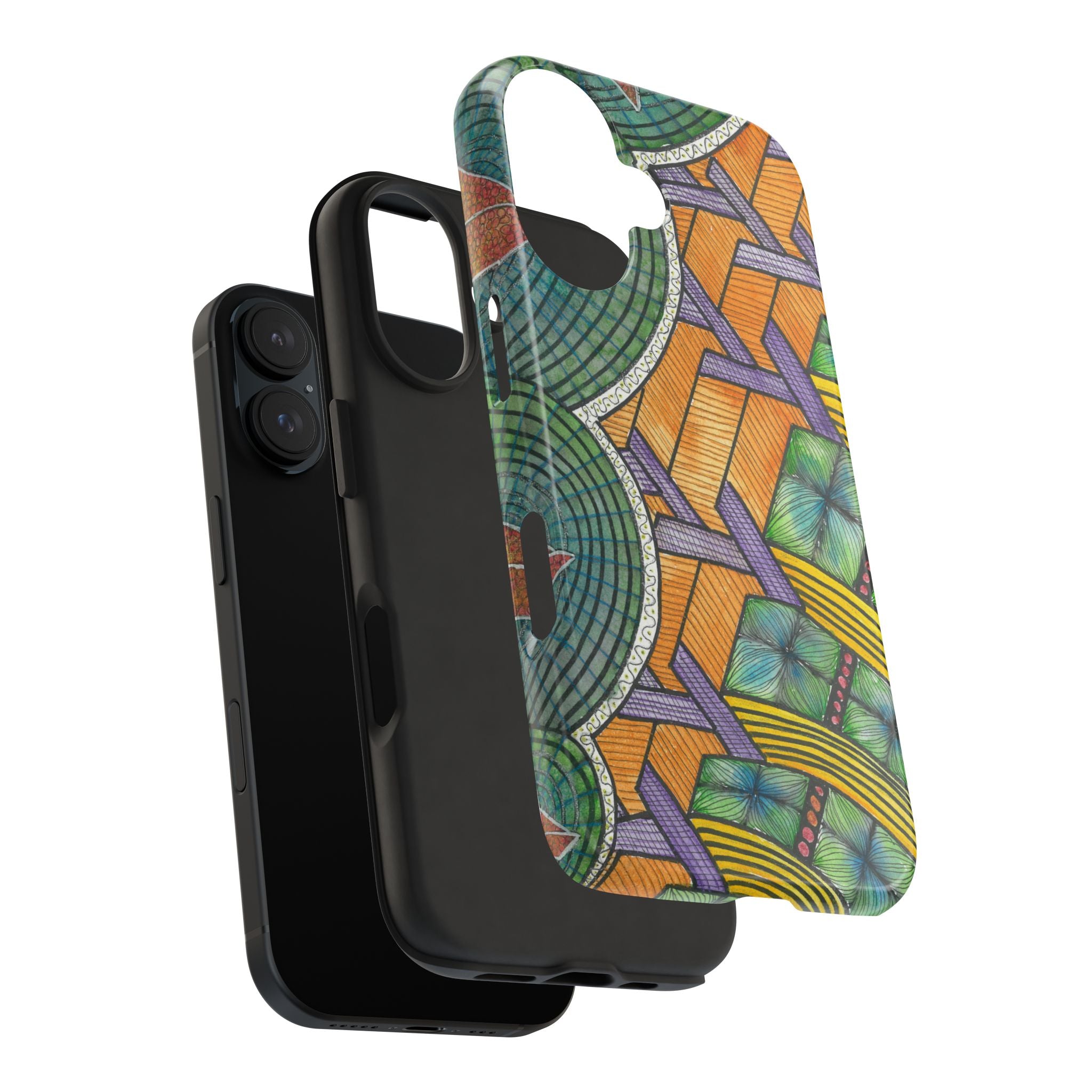 Tough Phone Case - All iPhones and Samsung Galaxys - Exciting Abstract Design #31 T'Eye Land