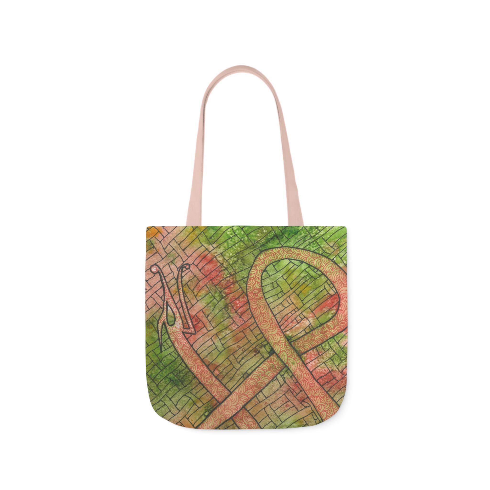 Canvas Tote Bags, Colourful Abstract Designs, 5-Color Straps, 3 Sizes.  For Family and friends or a Special Gift #57 Celtic Flavours
