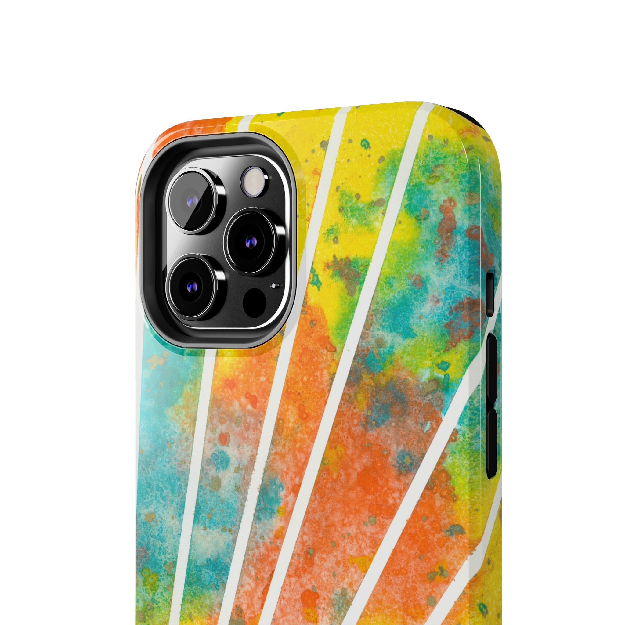 Tough Phone Case - All iPhones and Samsung Galaxys - Exciting Abstract Design #101 Your Energy Radiates