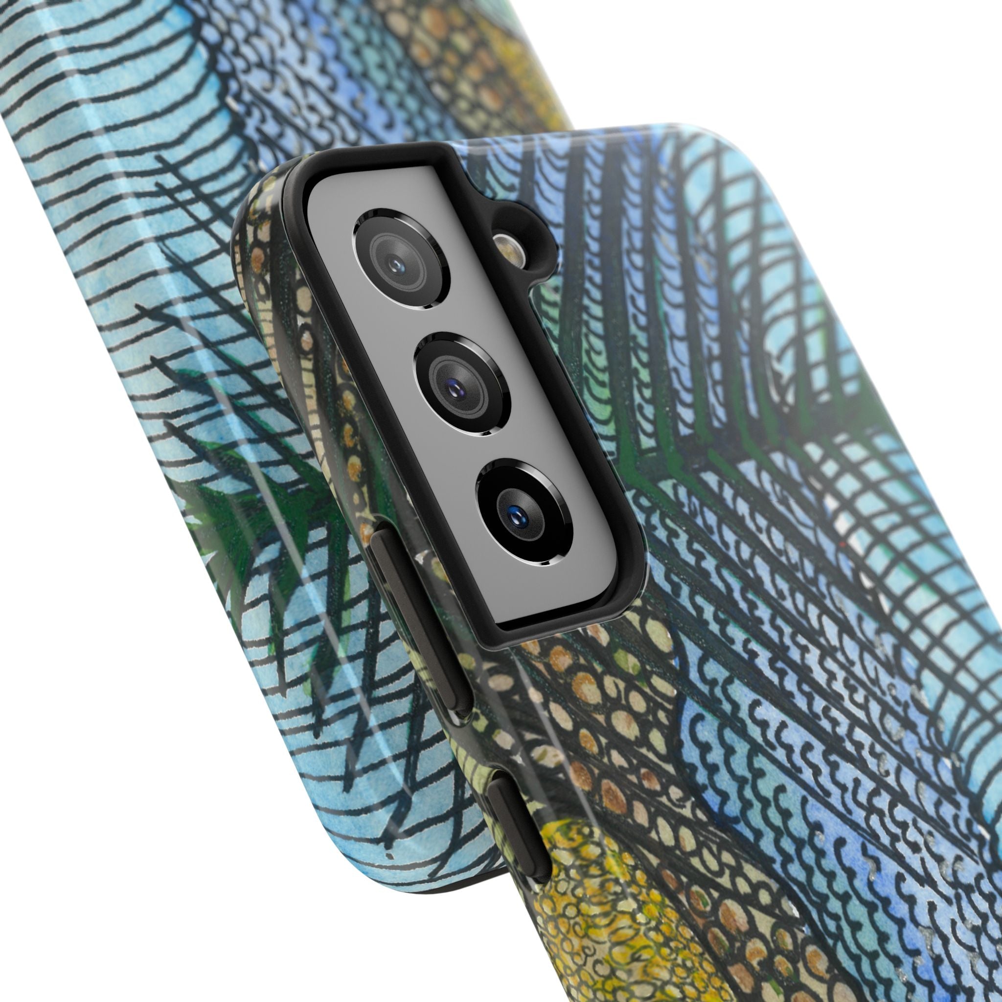 Tough Phone Case - All iPhones and Samsung Galaxys - Exciting Abstract Design #47 Cottesloe