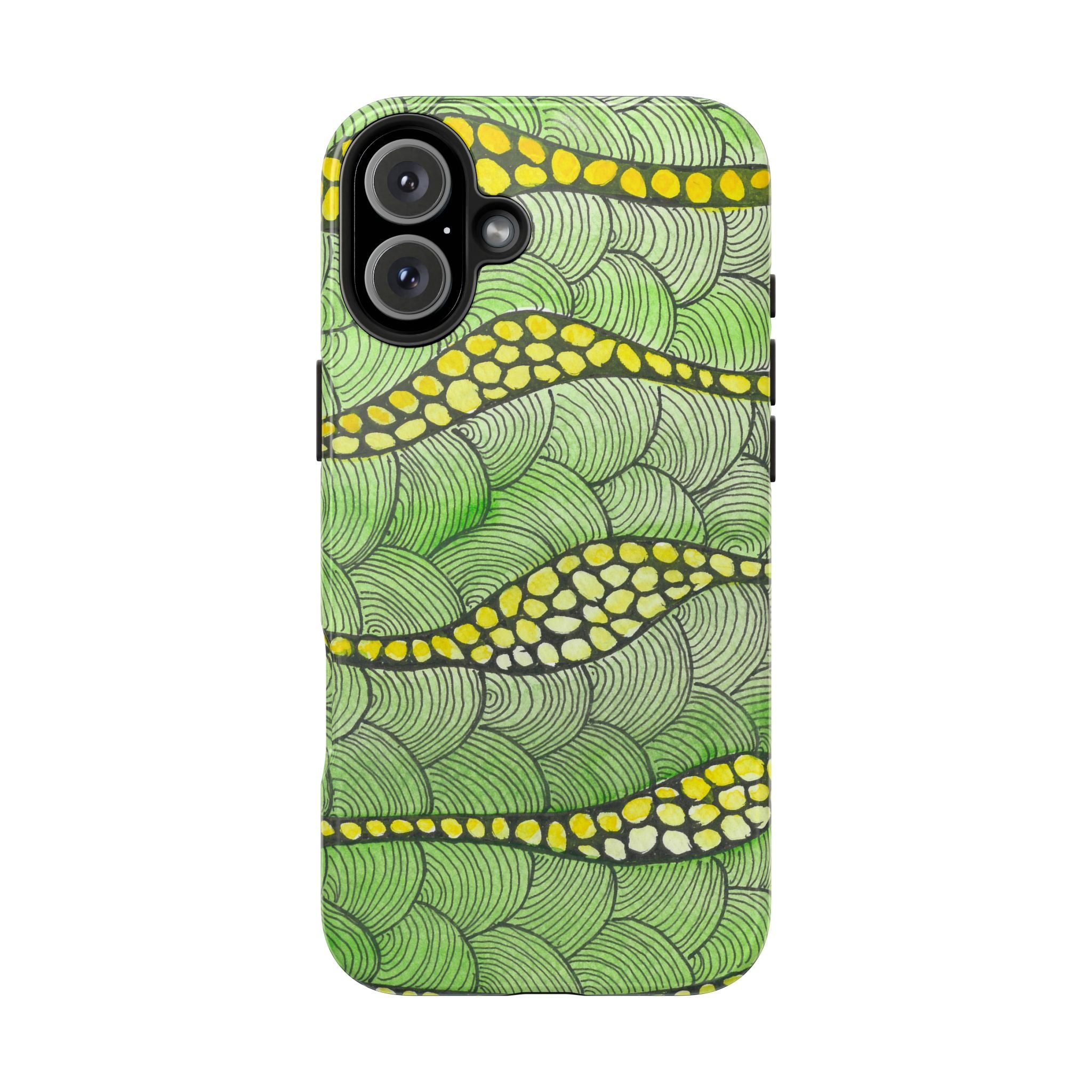 Tough Phone Case - All iPhones and Samsung Galaxys - Exciting Abstract Design #13 Watcha Thinking