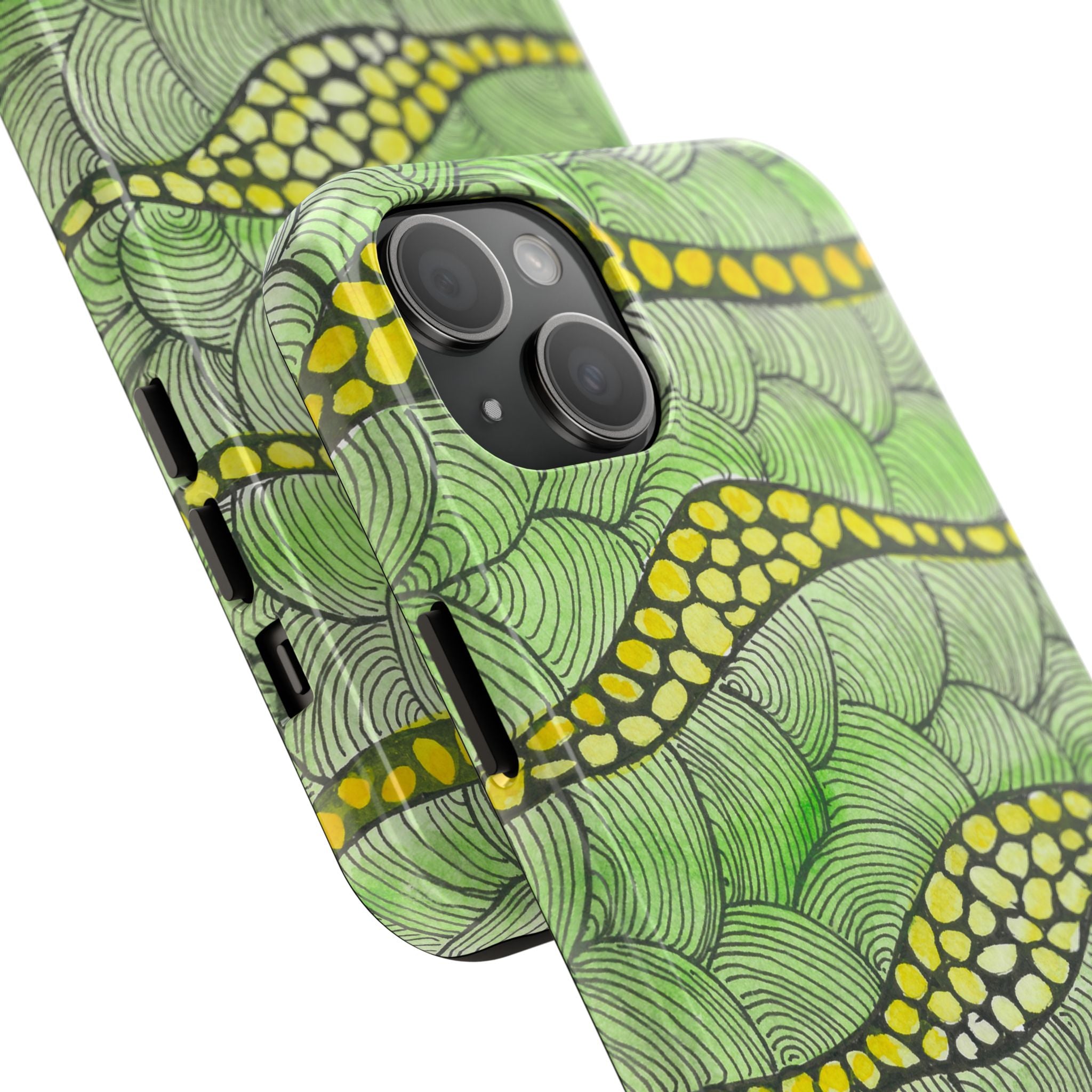 Tough Phone Case - All iPhones and Samsung Galaxys - Exciting Abstract Design #13 Watcha Thinking