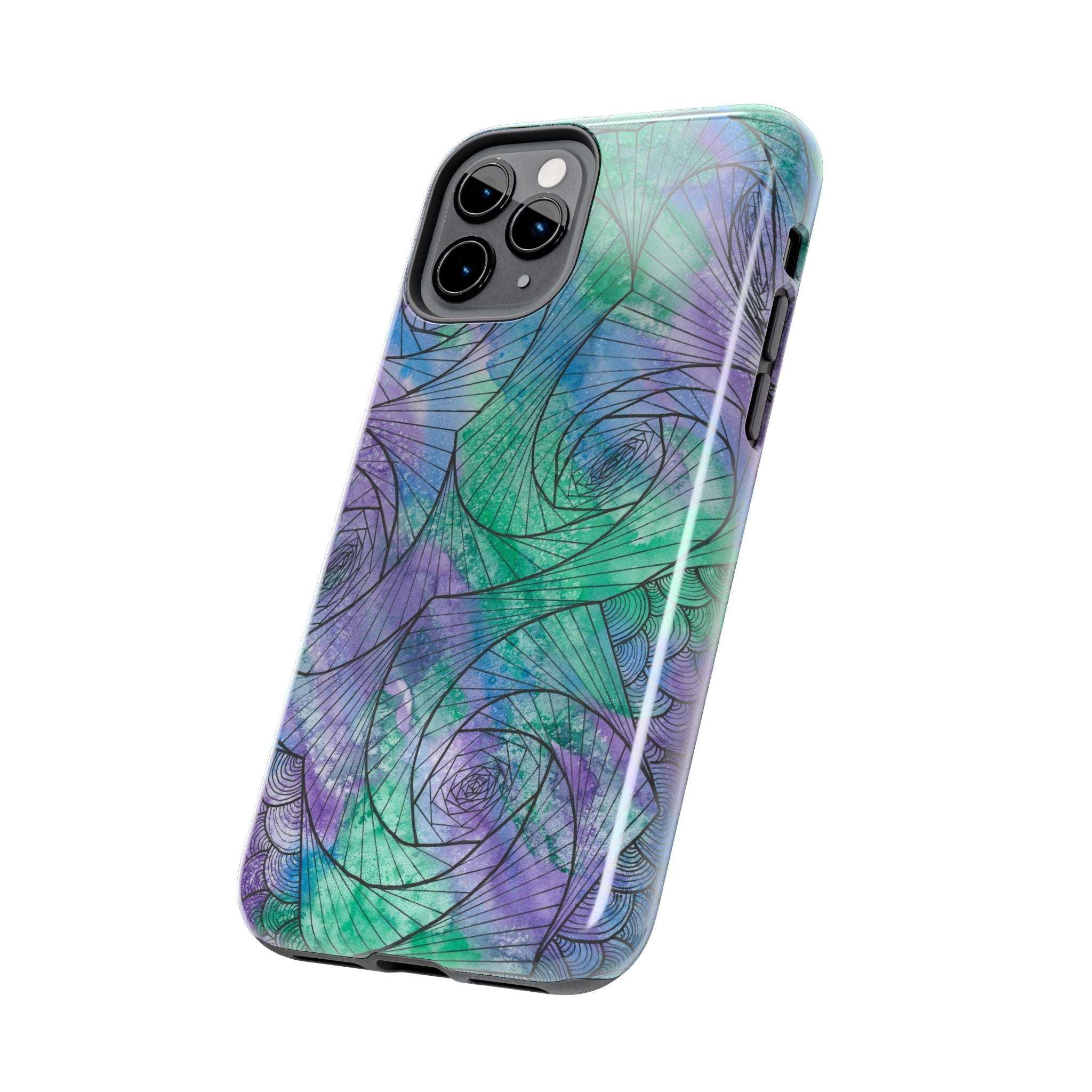 Tough Phone Case - All iPhones and Samsung Galaxys - Exciting Abstract Design  #50 If Not Now When