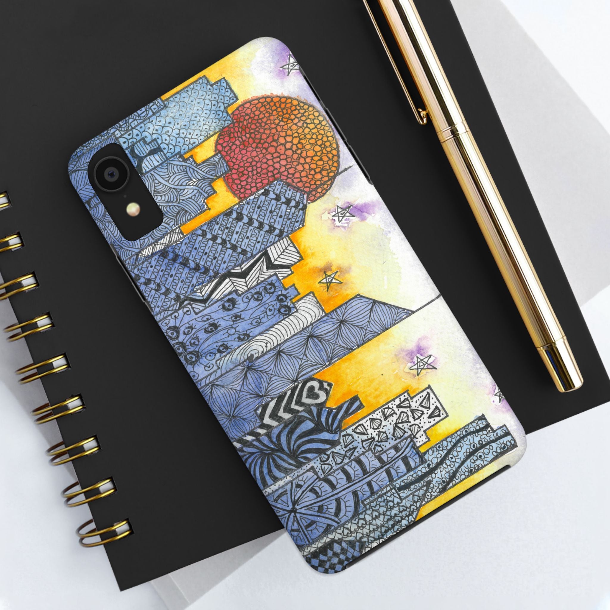 Tough Phone Case - All iPhones and Samsung Galaxys - Exciting Abstract Design #5 In The Shadows