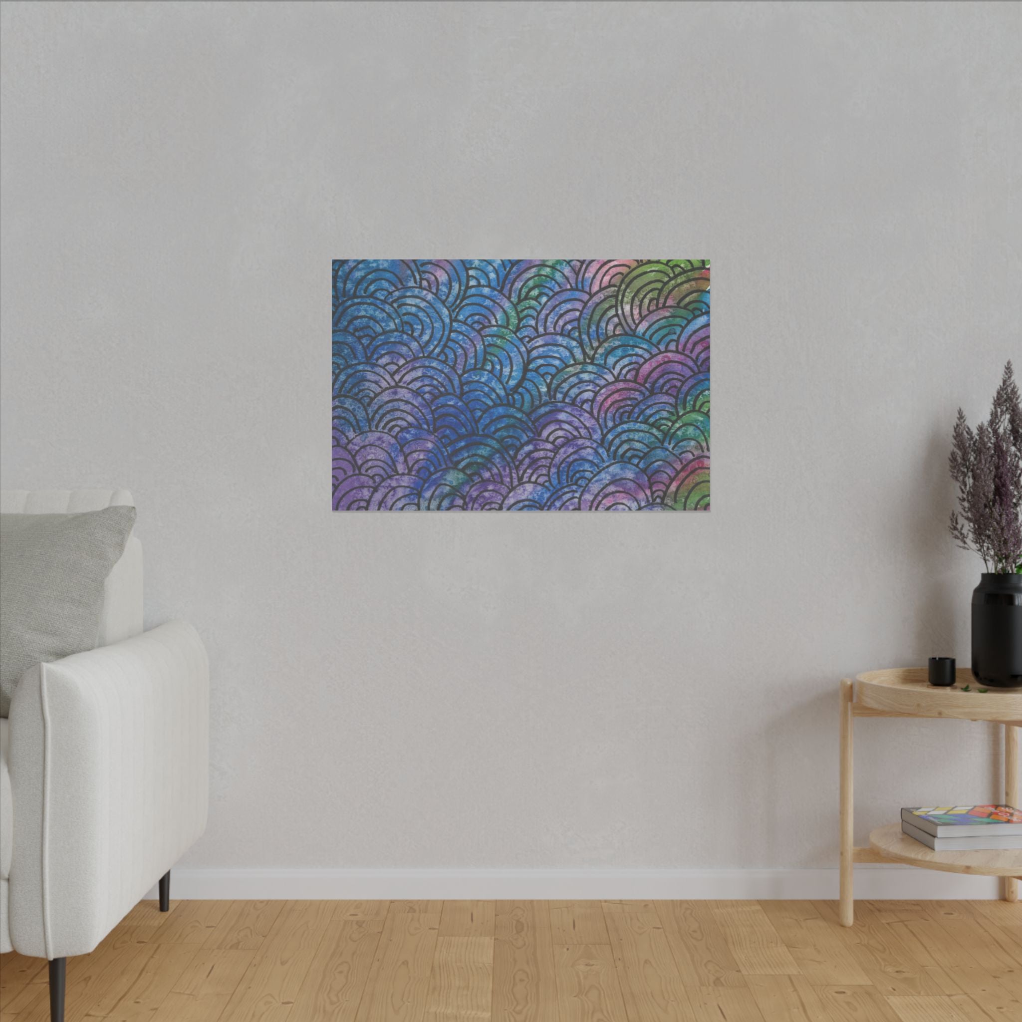 Large Colourful Wall Art, Canvas Prints, For Office, Bedroom or Living Room, or Special Gift #84 Ah! The Past
