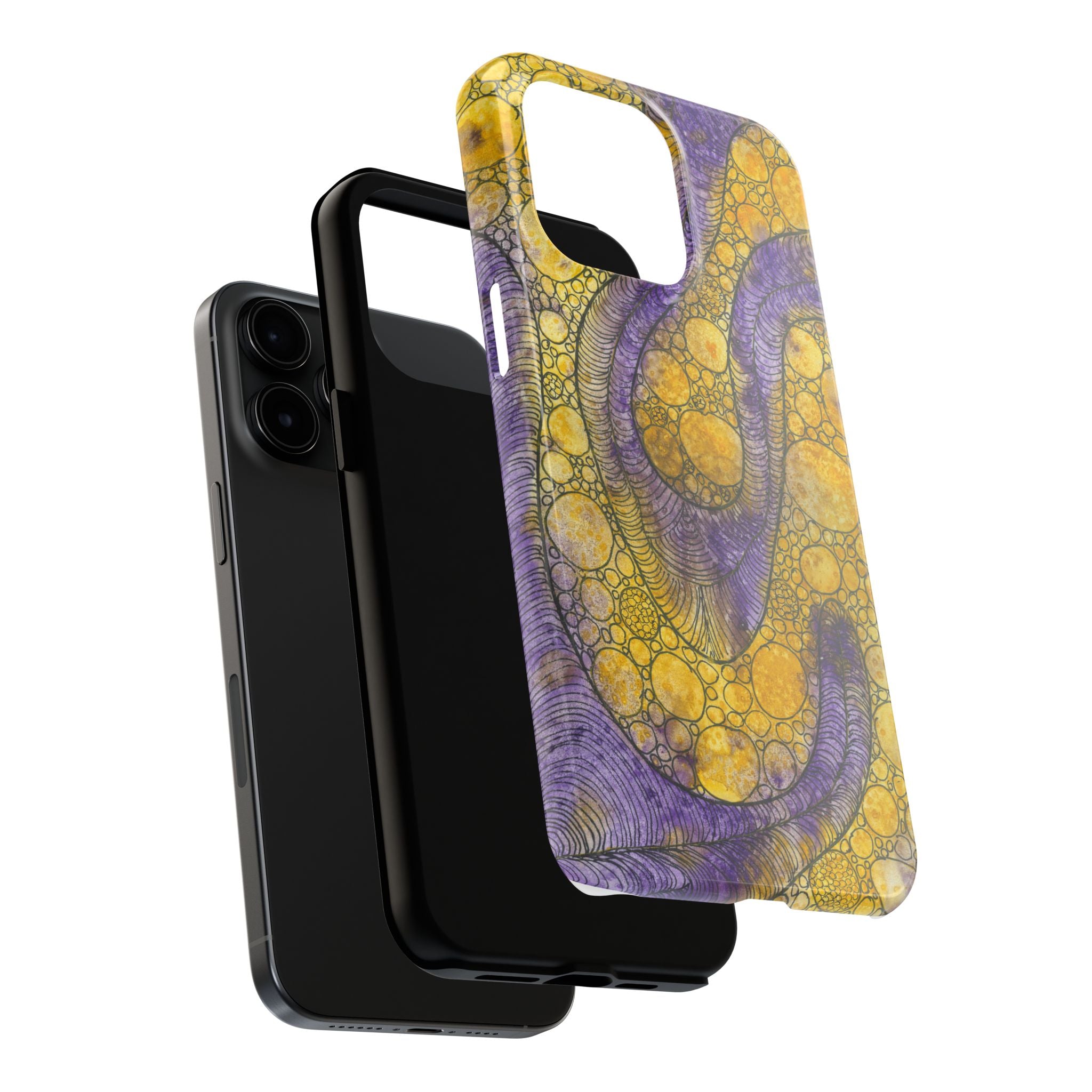 Tough Phone Case - All iPhones and Samsung Galaxys - Exciting Abstract Design #64 Is Now A Good Time?